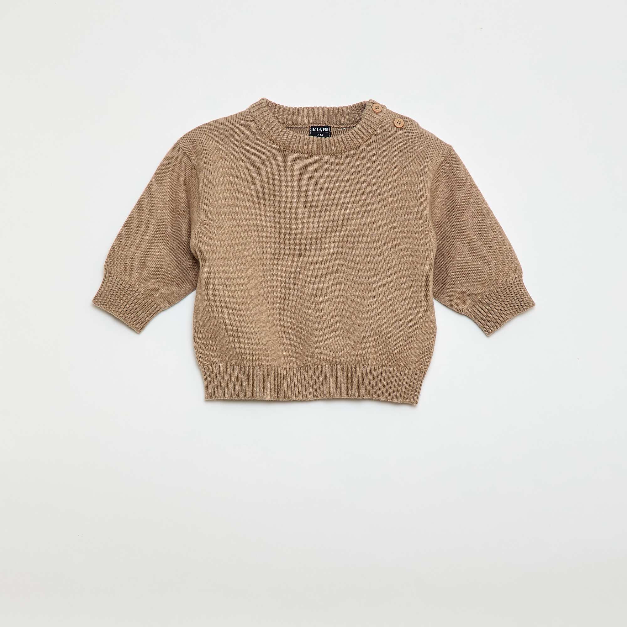 2-Pack Compact Knit Sweaters BEIGE - Image 2