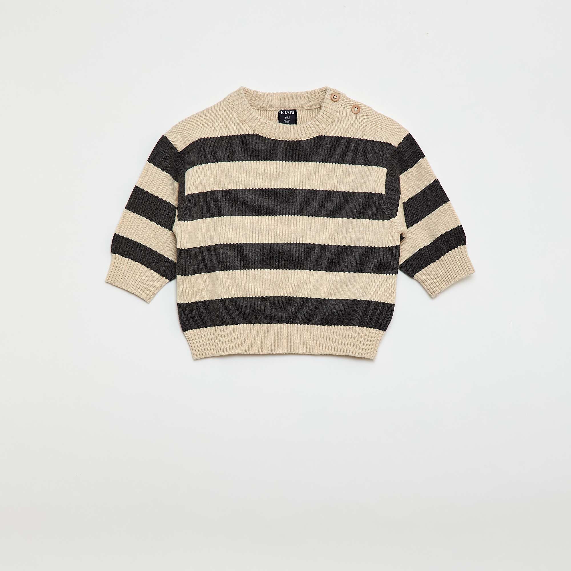 2-Pack Compact Knit Sweaters BEIGE - Image 3