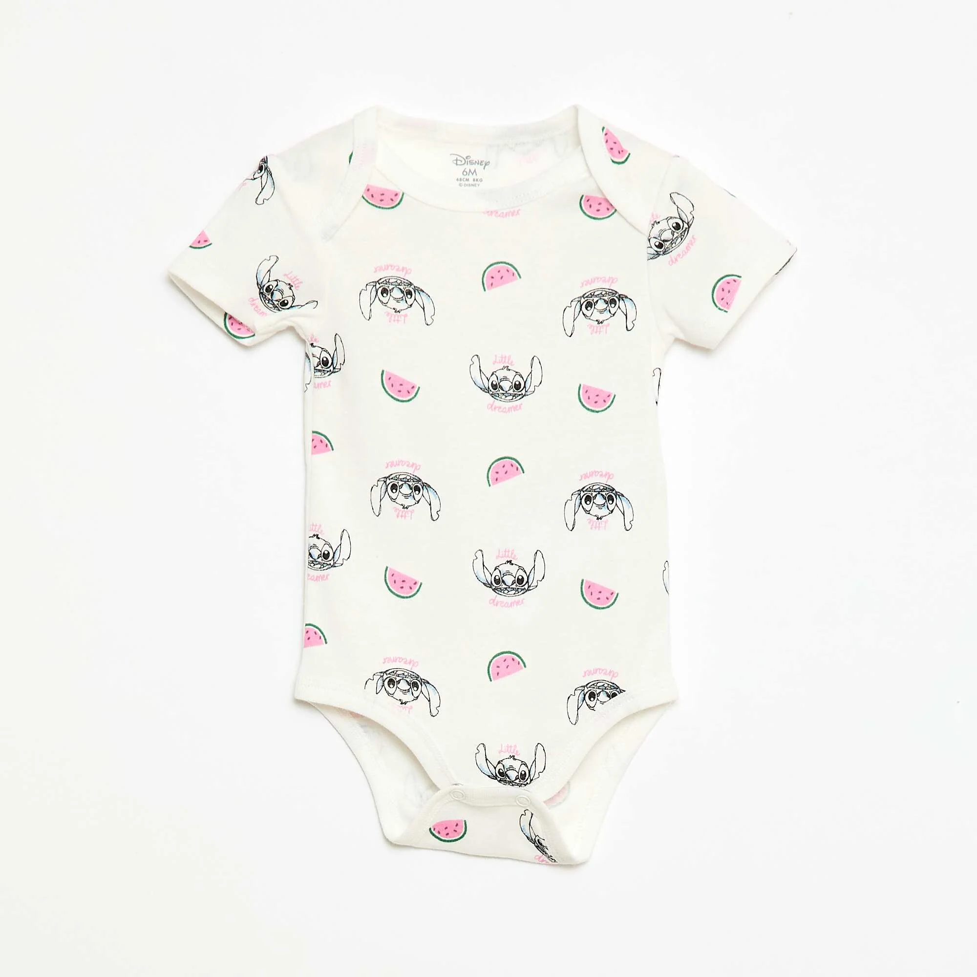 2-Pack 'Disney' 'Stitch' Short-Sleeve Bodysuits BLUE - Image 2