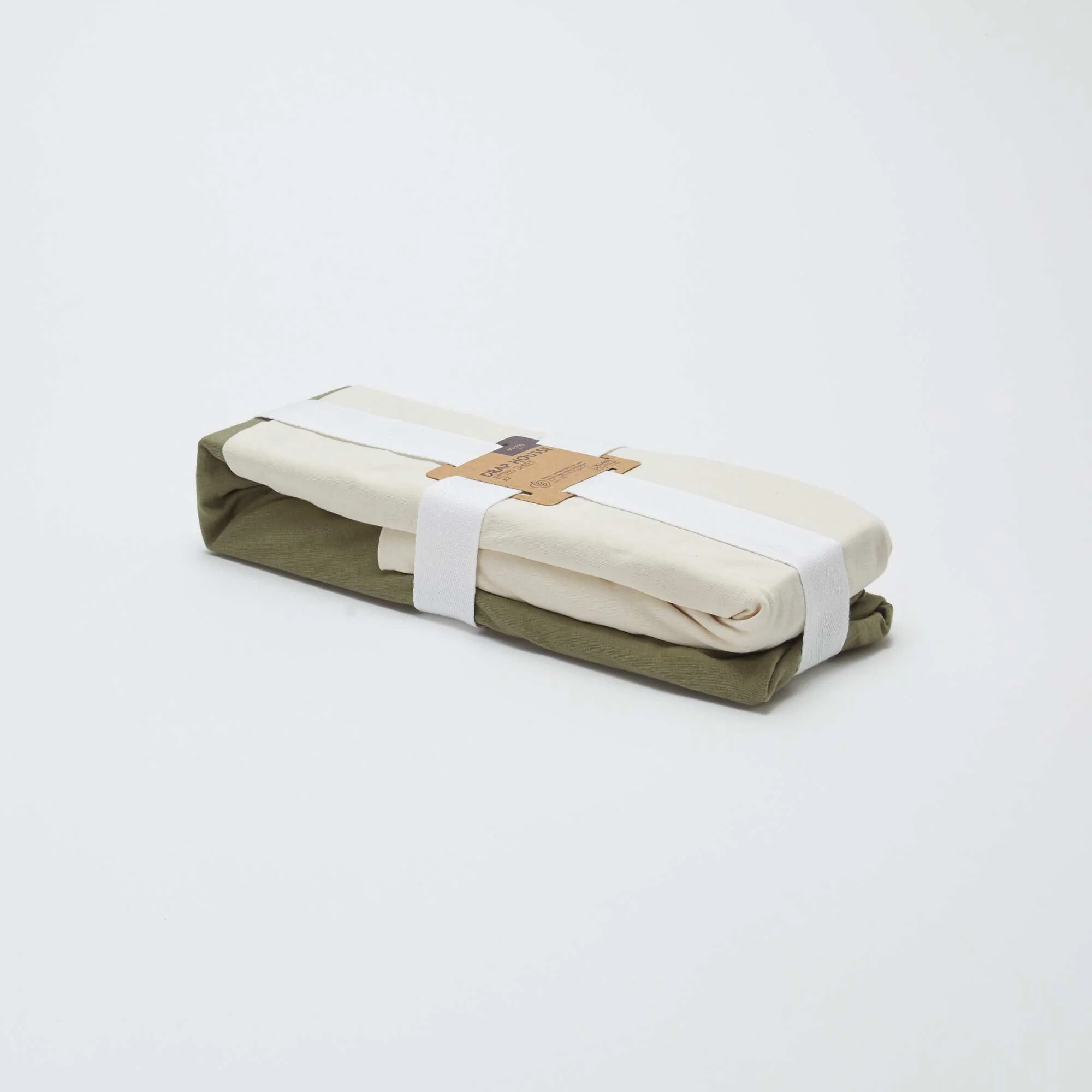 2-Pack Fitted Sheets - 60 x 120 cm WHITE - Image 4