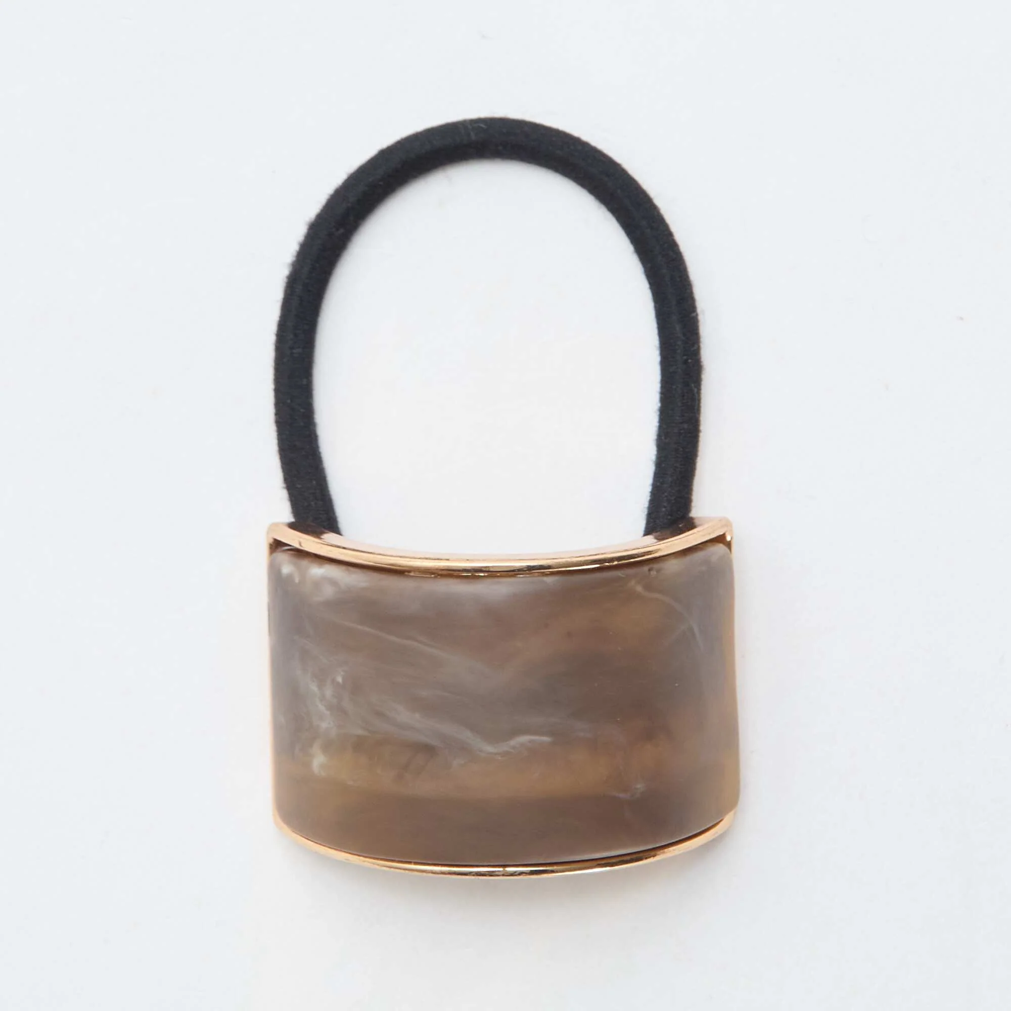 2-Pack Hair Ties with Jewels BLACK - Image 3