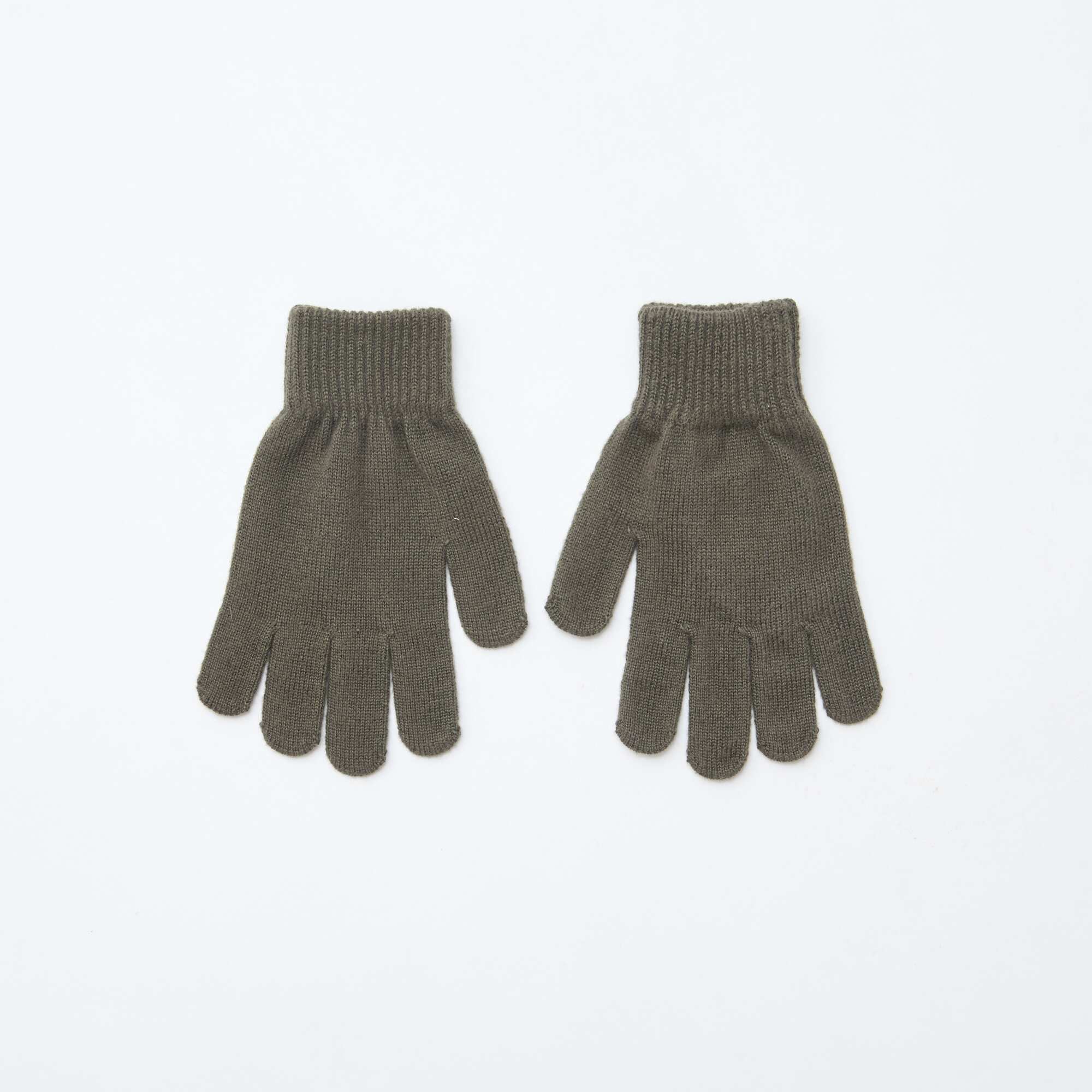 2-Pack Knitted Gloves KHAKI - Image 3