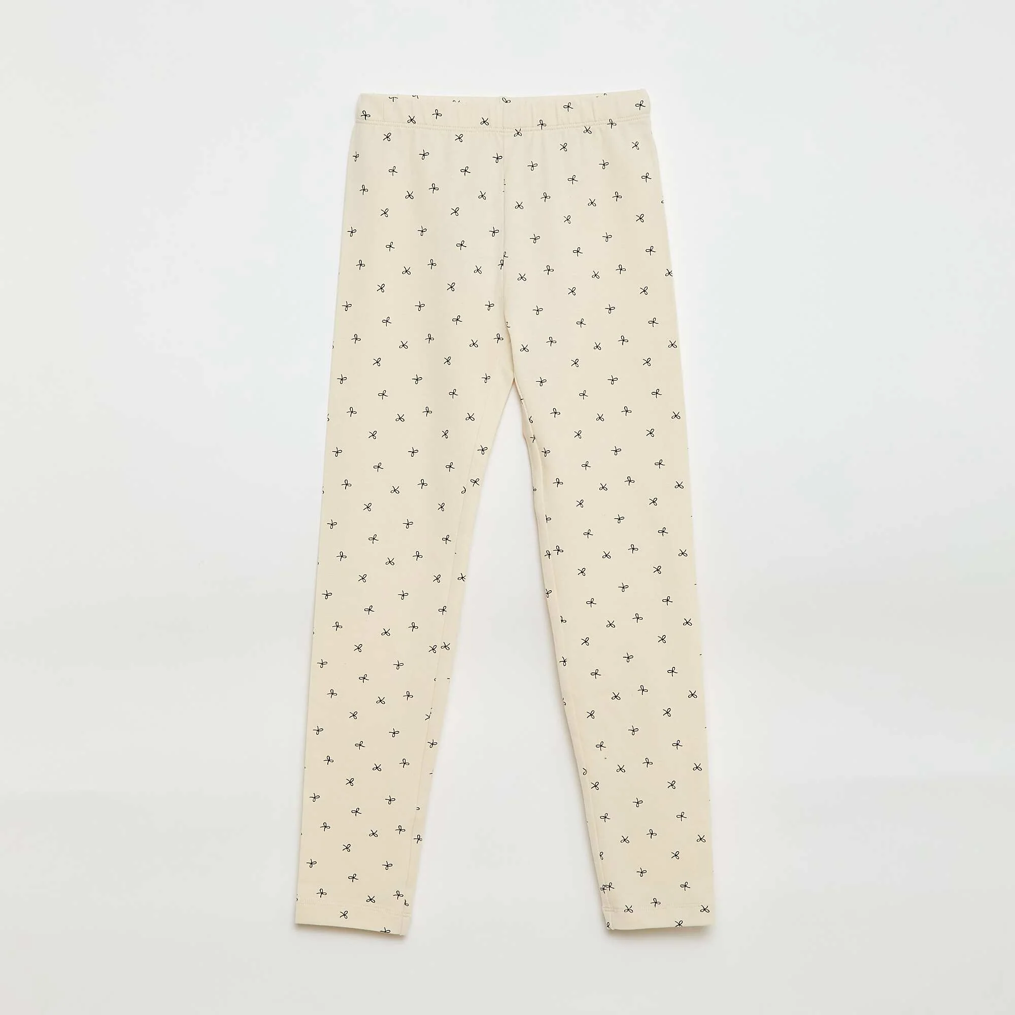 2-Pack of Long Leggings BEIGE - Image 3