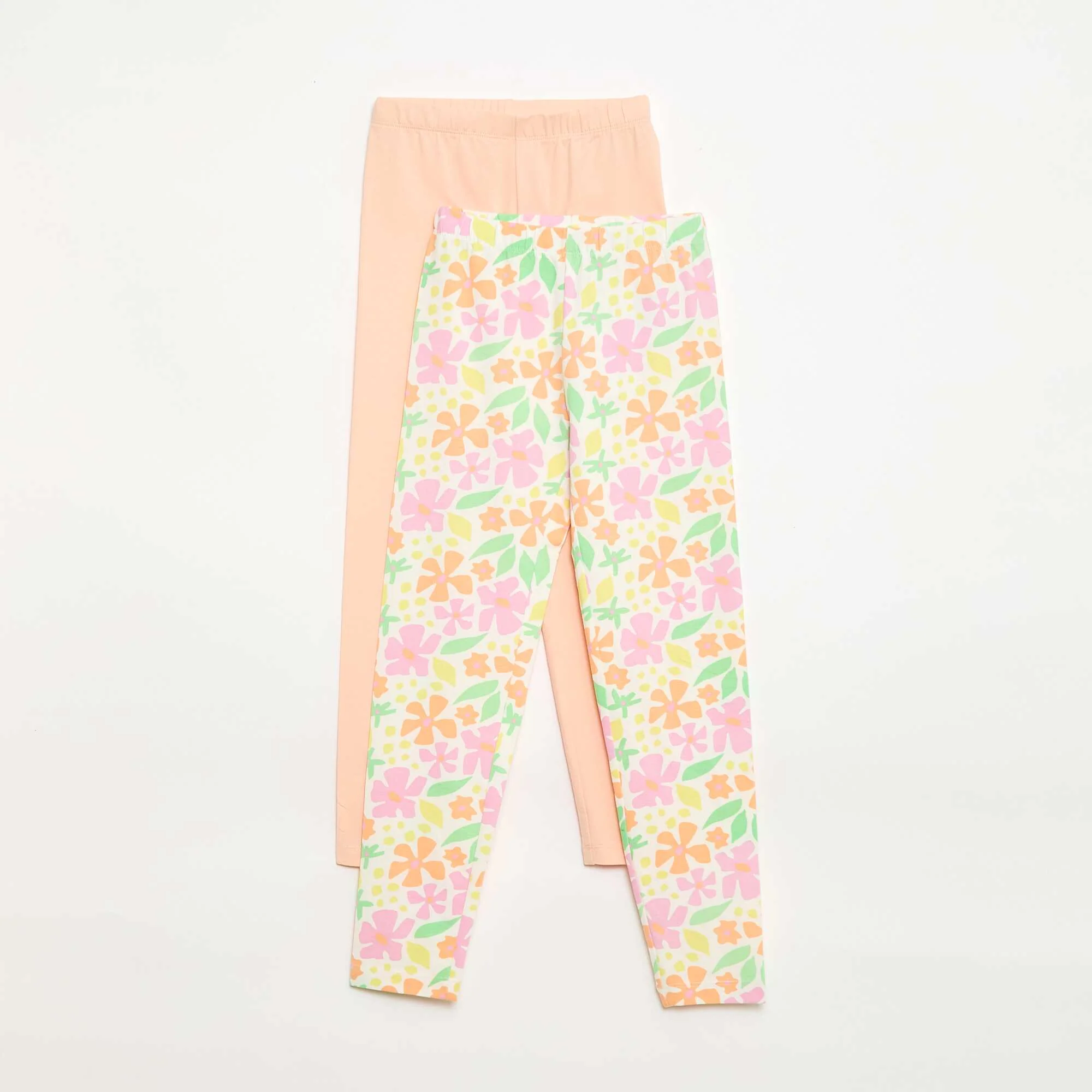 2-Pack of Long Leggings ORANGE