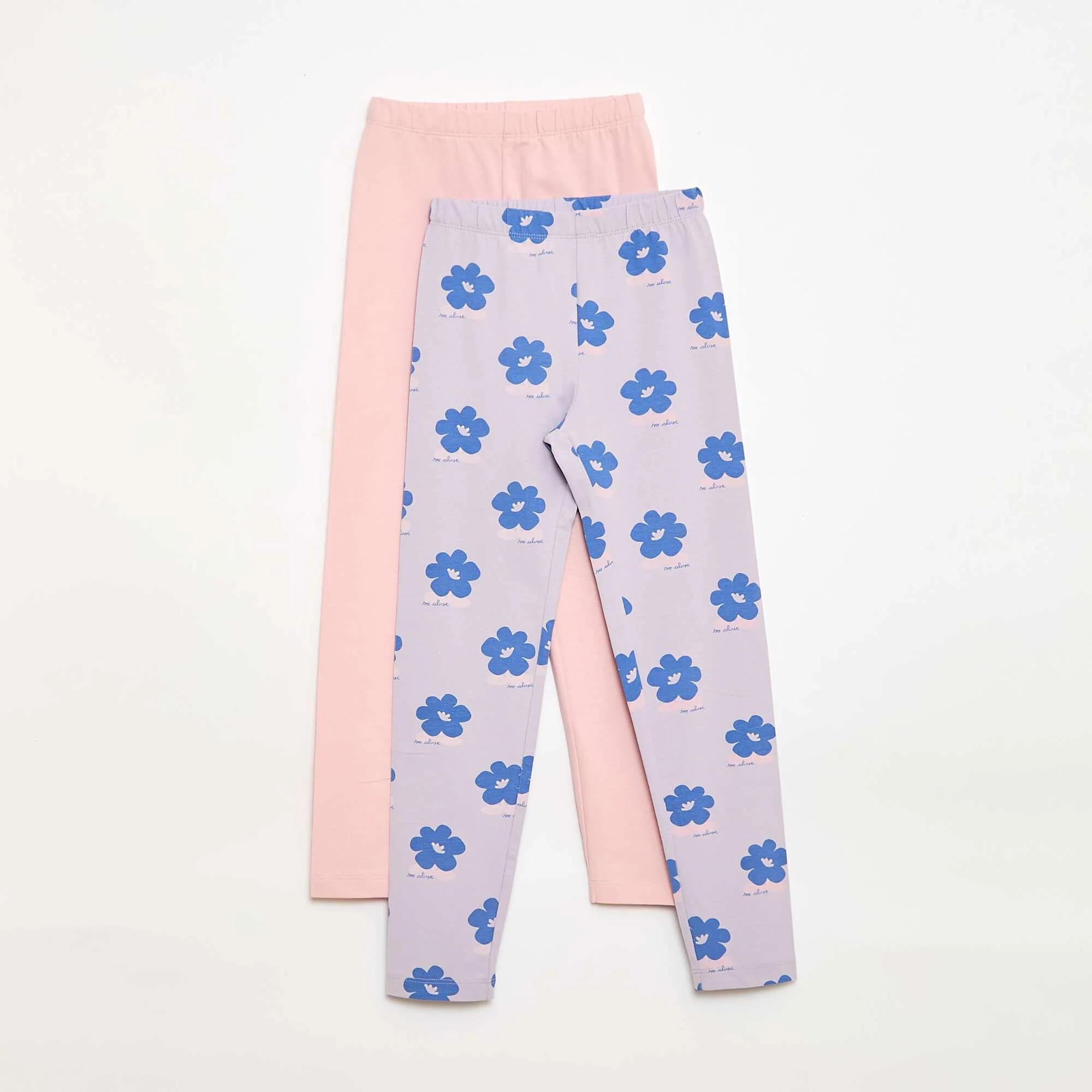 2-Pack of Long Leggings PURPLE