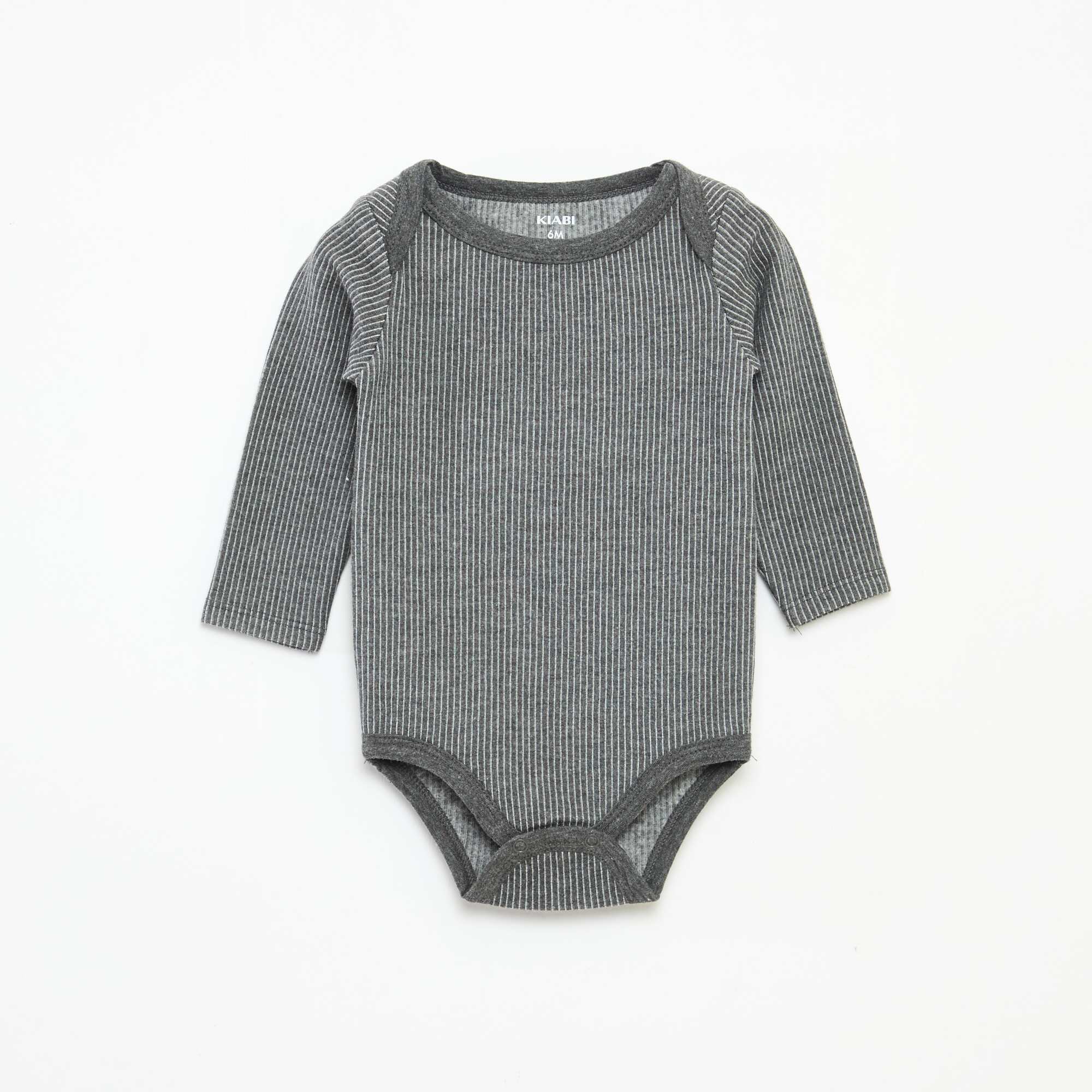 2-Pack of Thermoregulating Knit Bodysuits GREY - Image 2