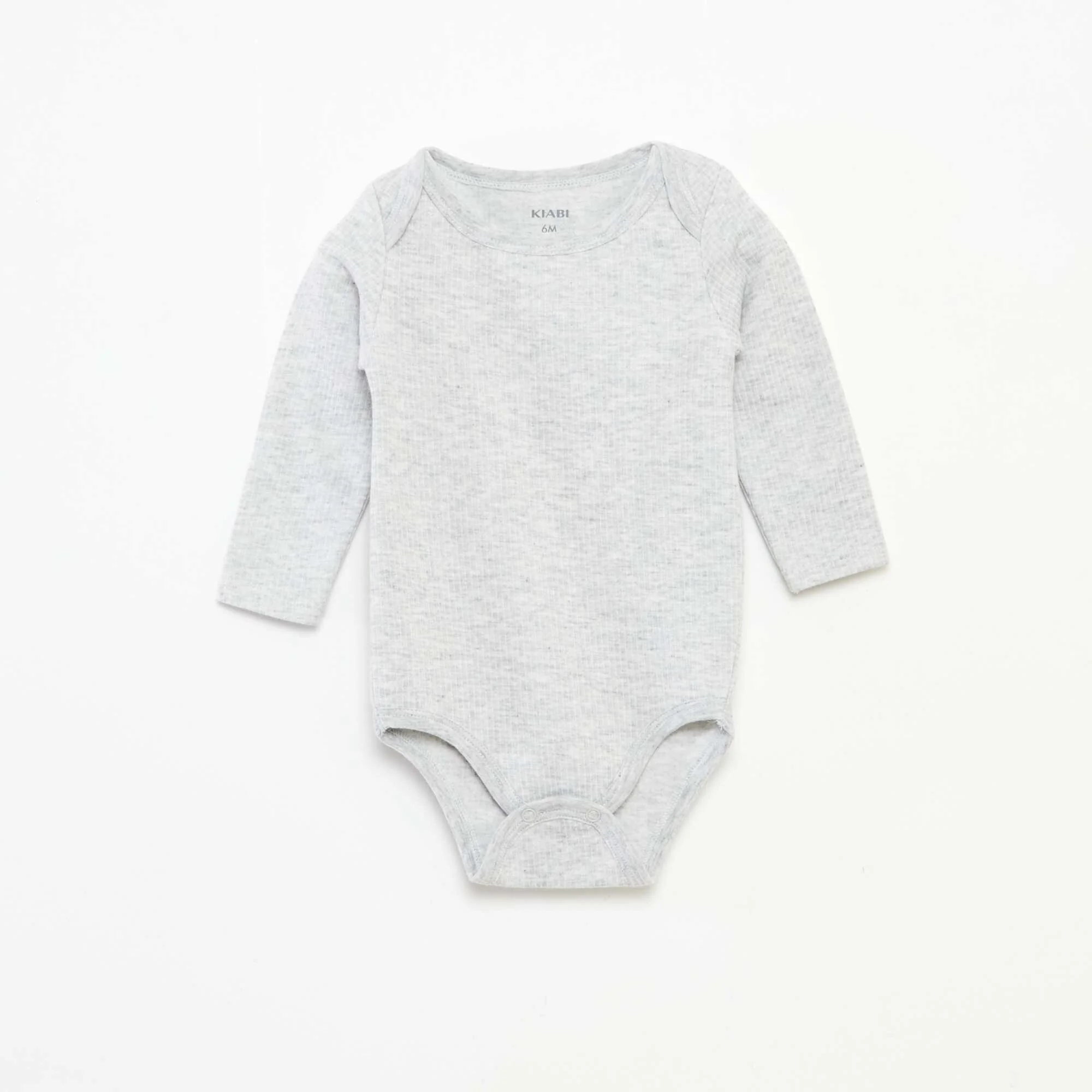2-Pack of Thermoregulating Knit Bodysuits GREY - Image 3