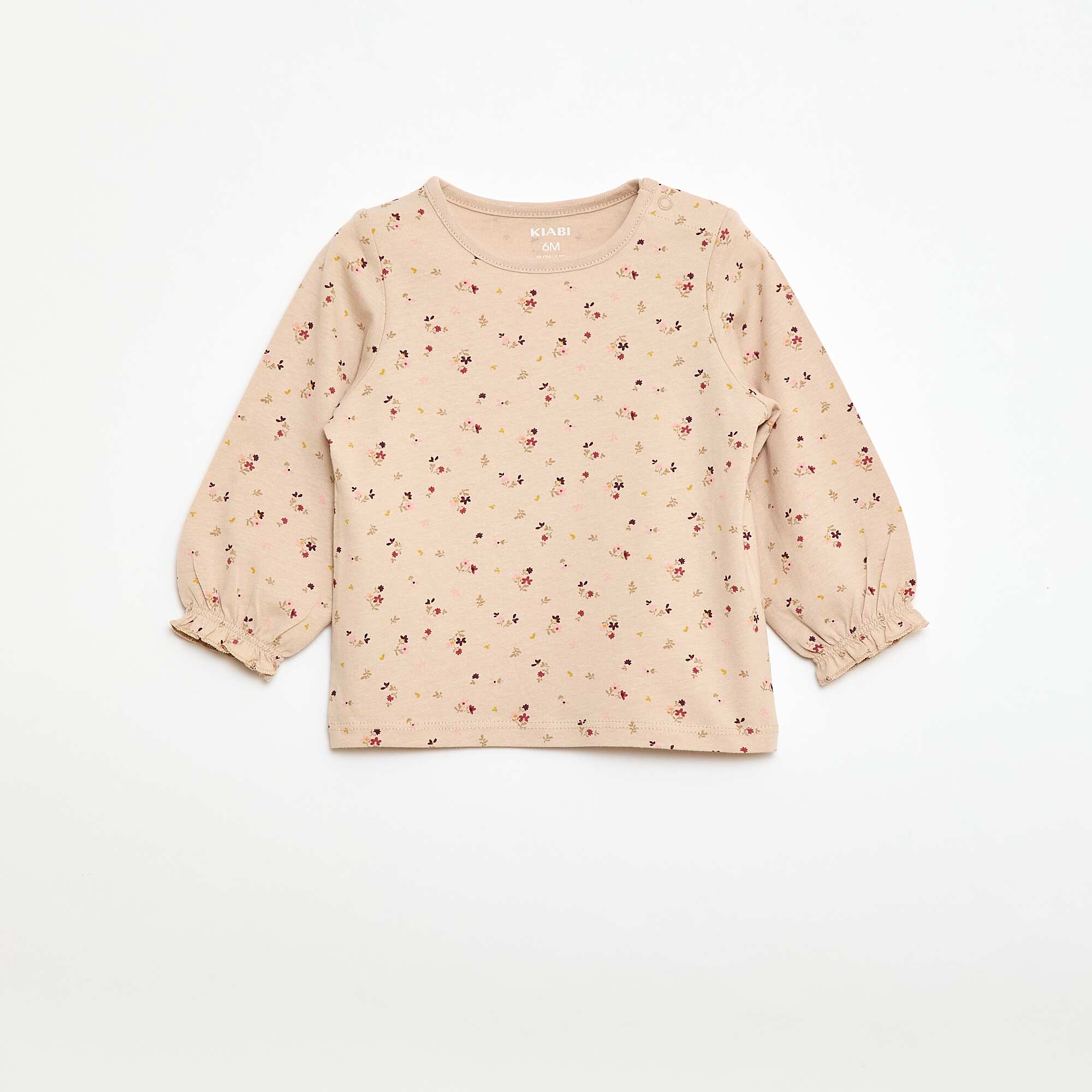 2-Pack Printed T-Shirts BEIGE - Image 3