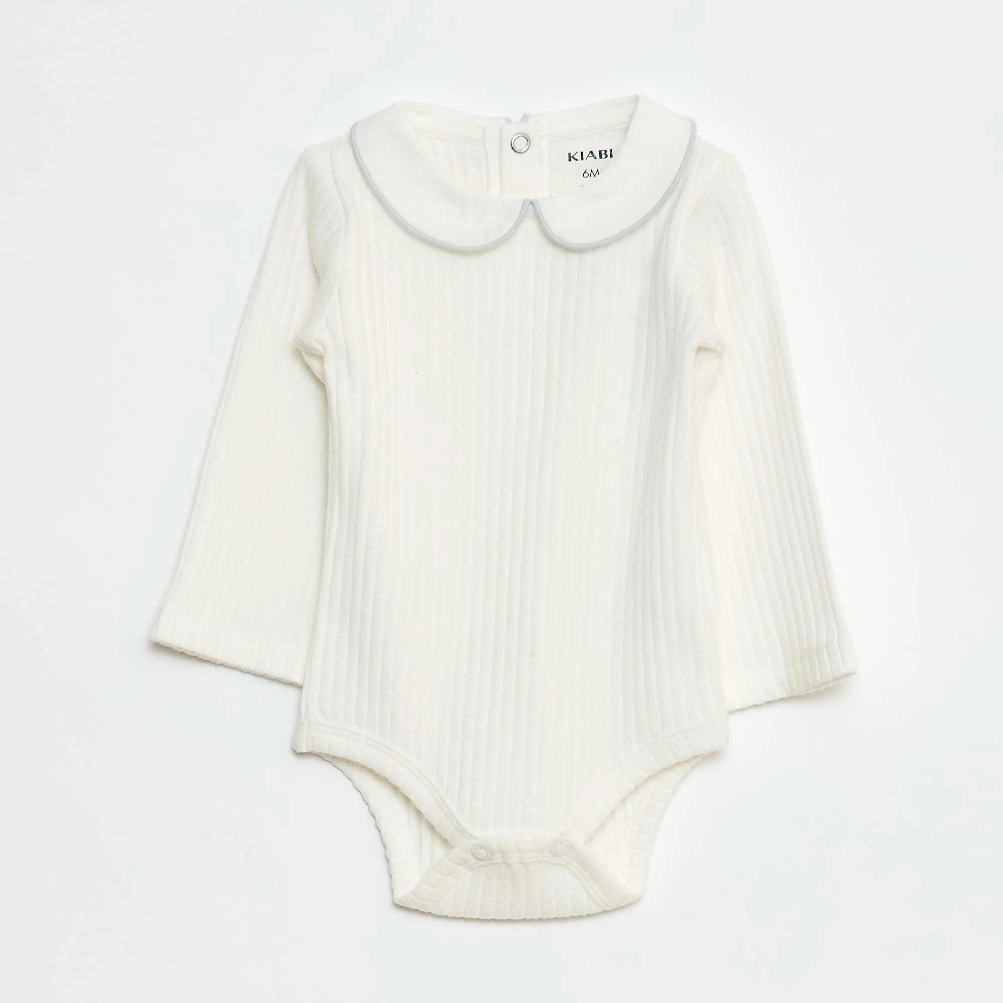 2-Pack Ribbed Knit Bodysuits WHITE - Image 2