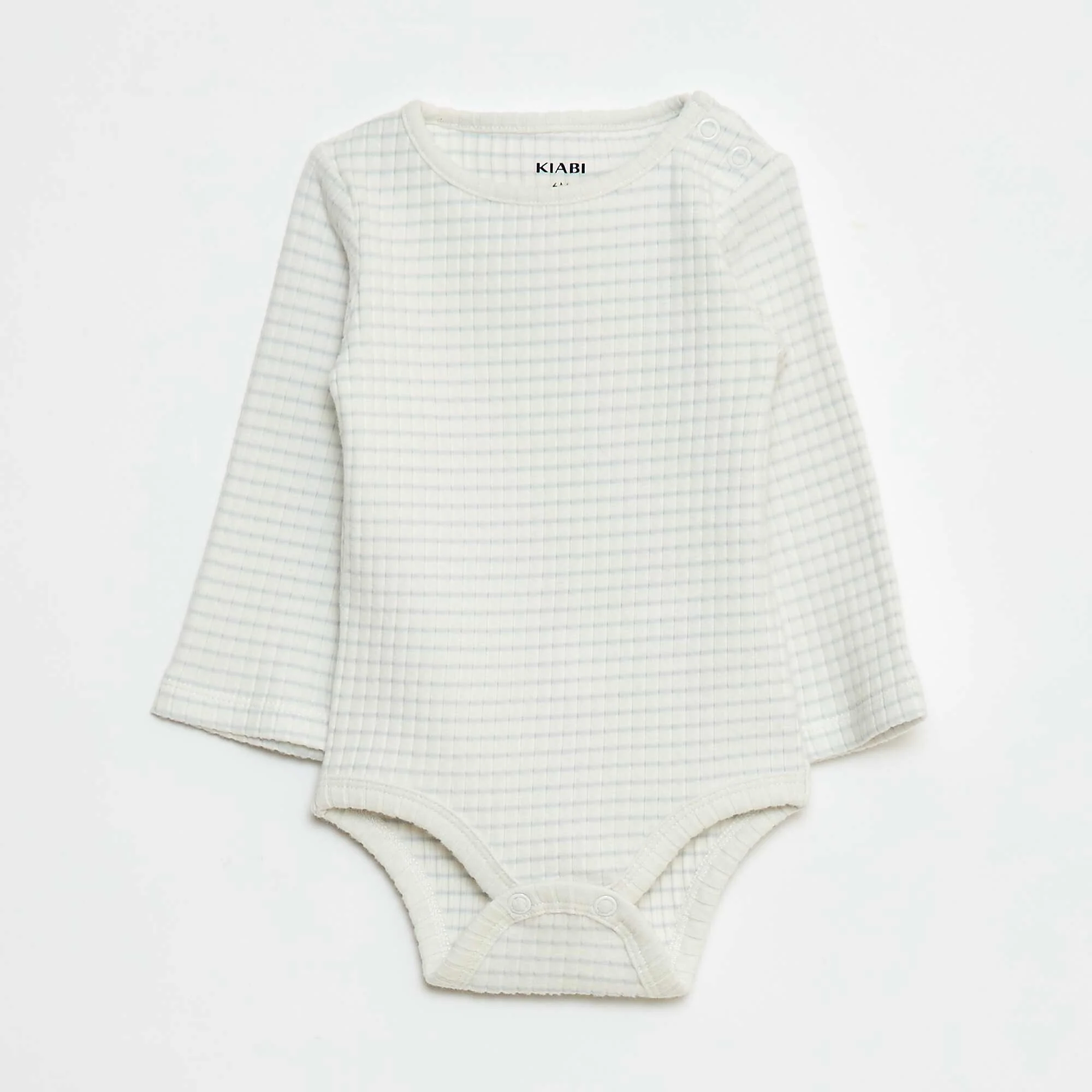 2-Pack Ribbed Knit Bodysuits WHITE - Image 3