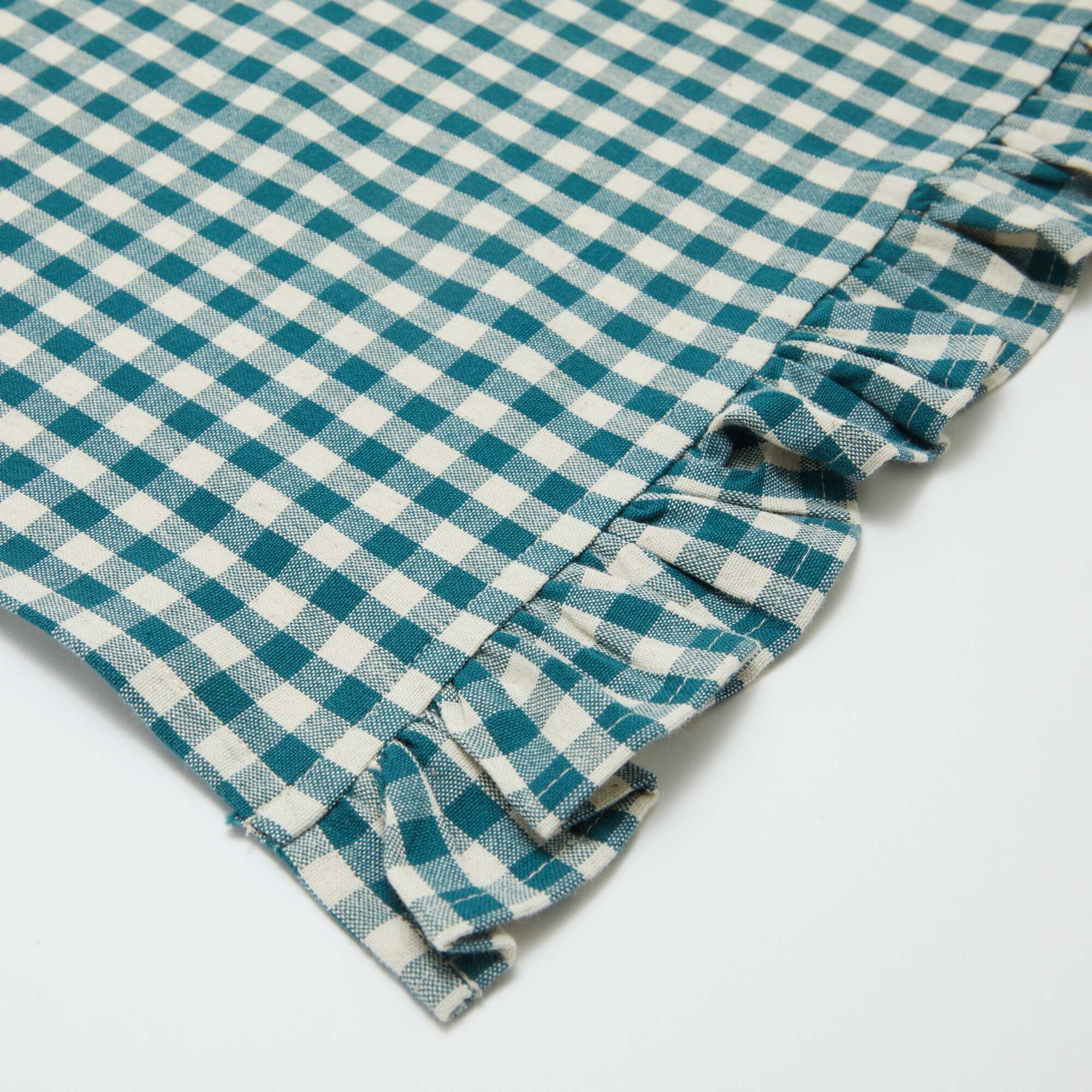 2-Pack Ruffled Kitchen Towels (50x70 cm) BLUE - Image 3