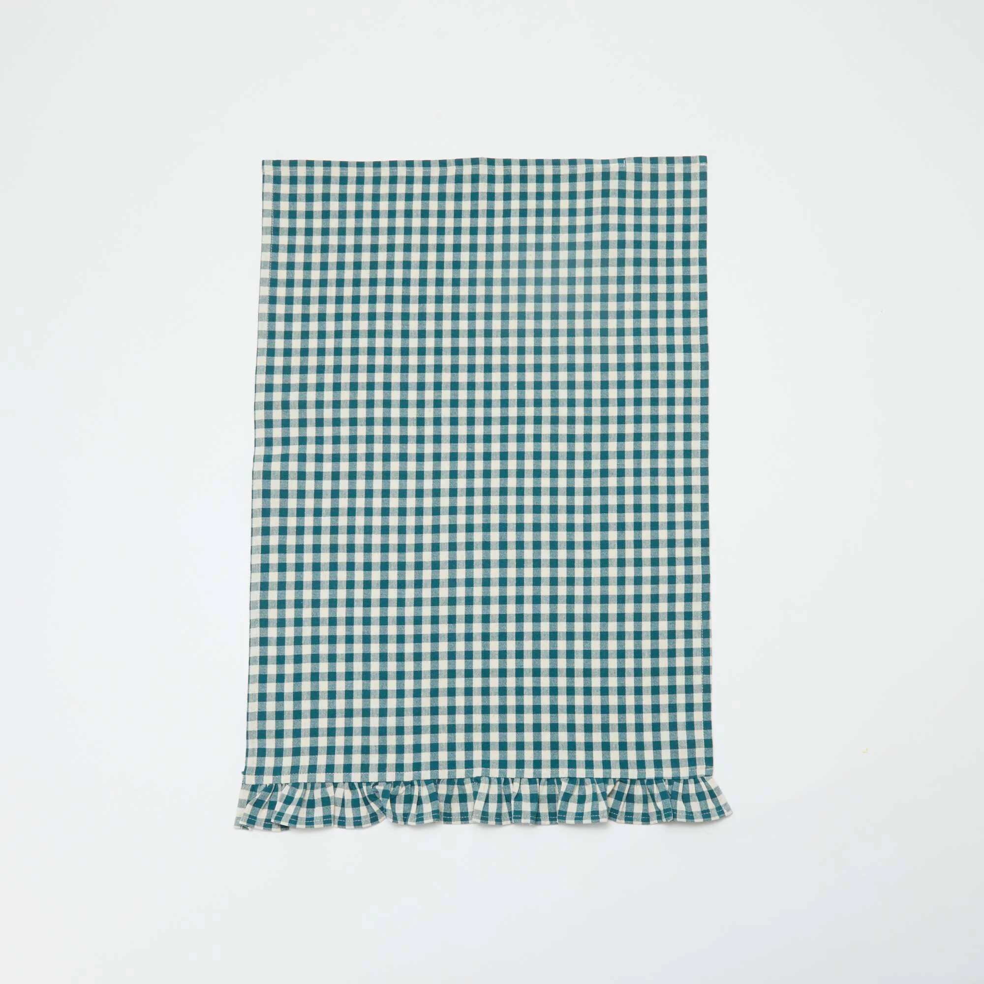 2-Pack Ruffled Kitchen Towels (50x70 cm) BLUE - Image 5