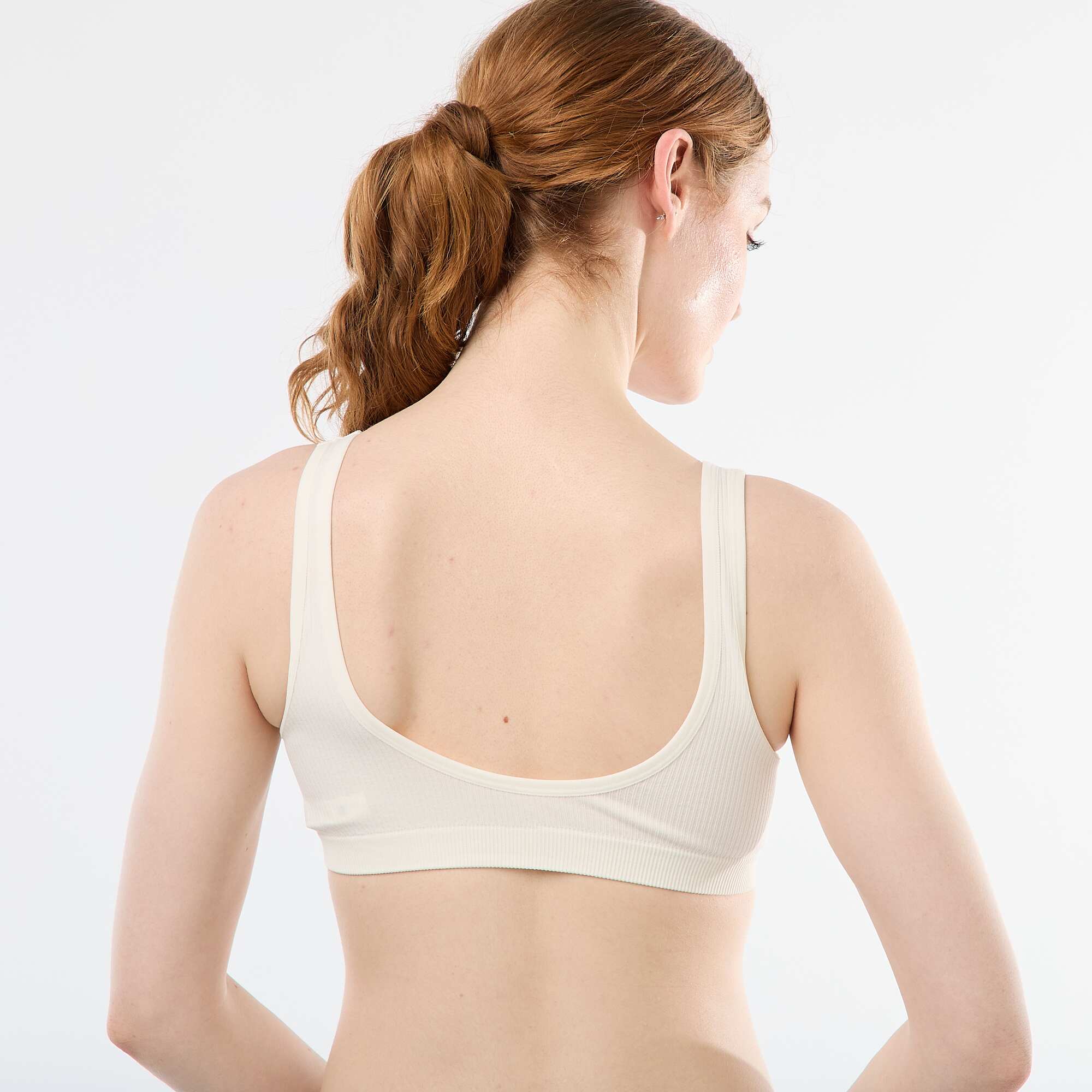 2-Pack Seamless Ribbed Bralettes PINK - Image 3