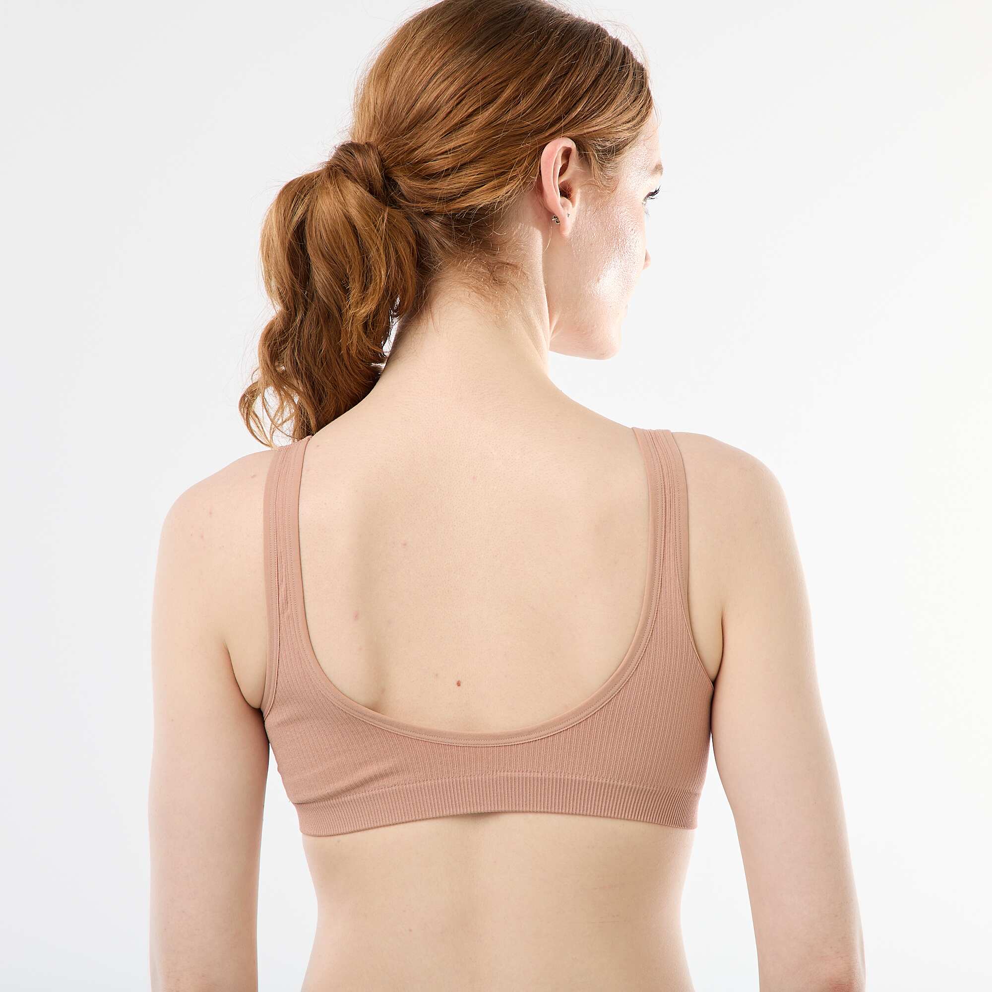 2-Pack Seamless Ribbed Bralettes PINK - Image 6