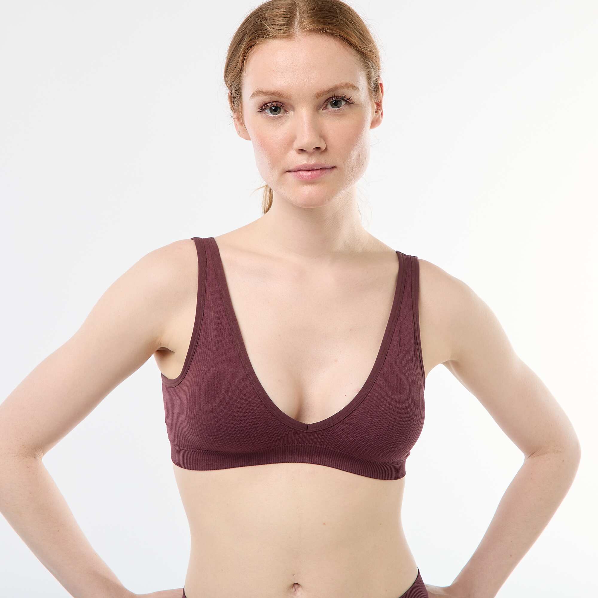 2-Pack Seamless Ribbed Bralettes PINK - Image 4