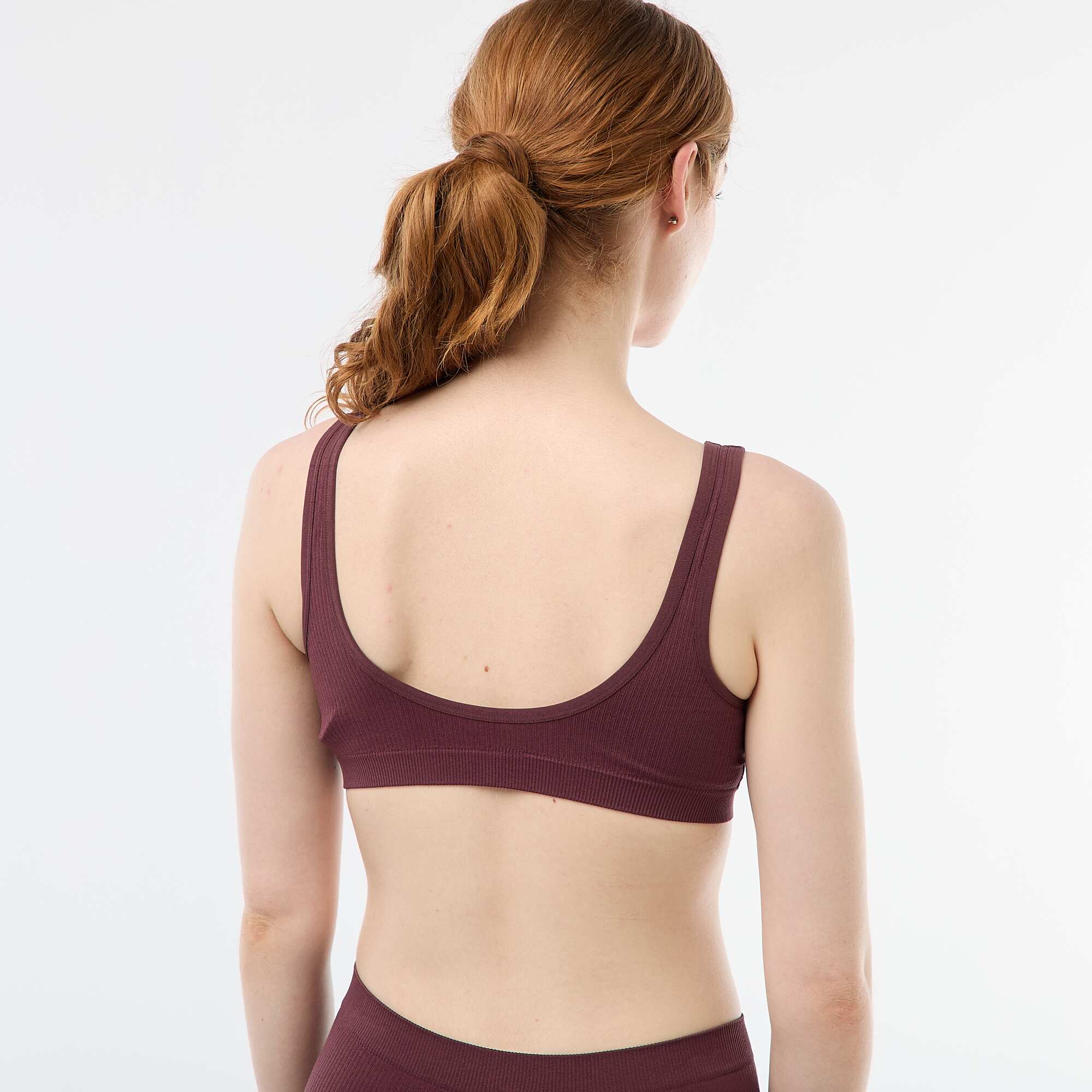 2-Pack Seamless Ribbed Bralettes PINK - Image 5
