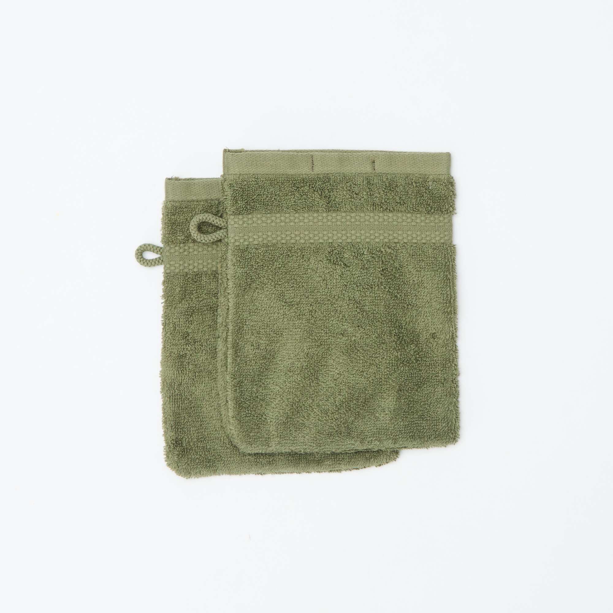 2-Pack Washcloths - Kiabi Home GREEN