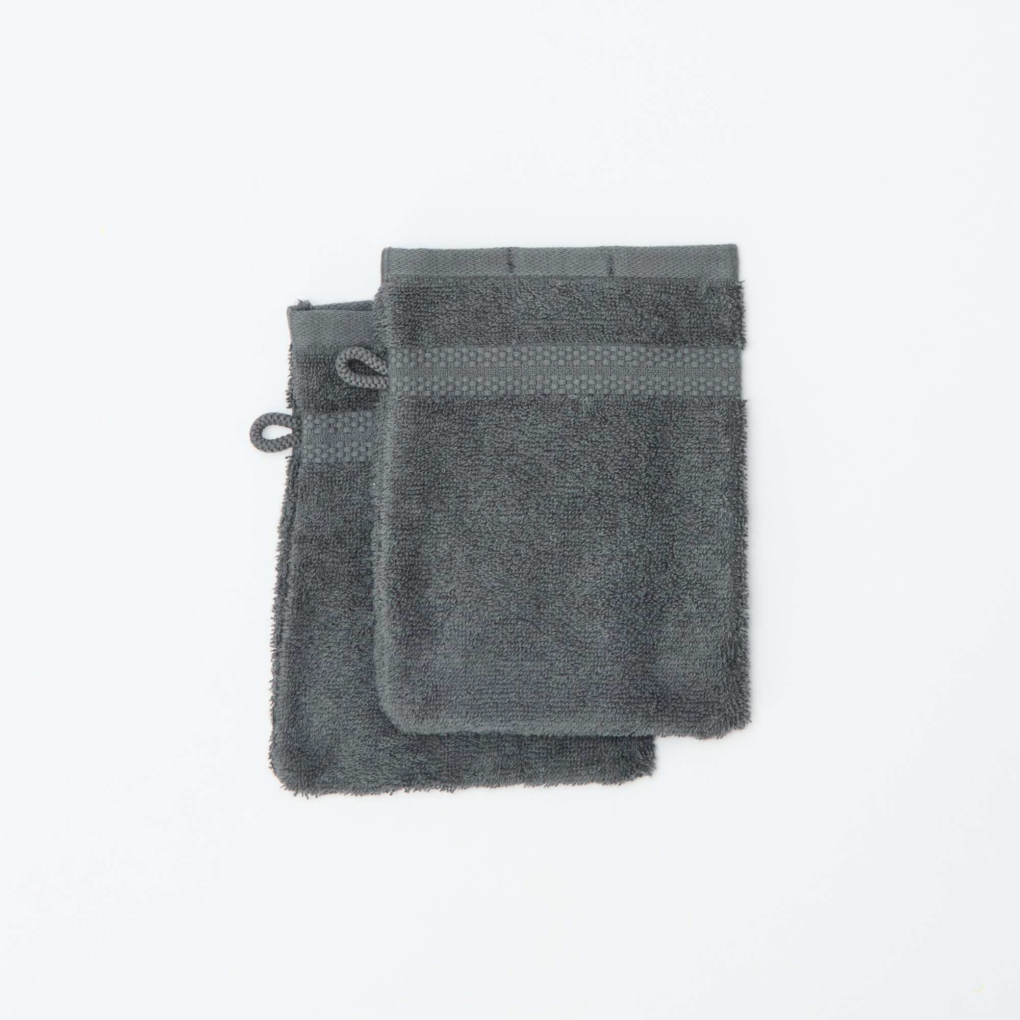 2-Pack Washcloths - Kiabi Home GREY