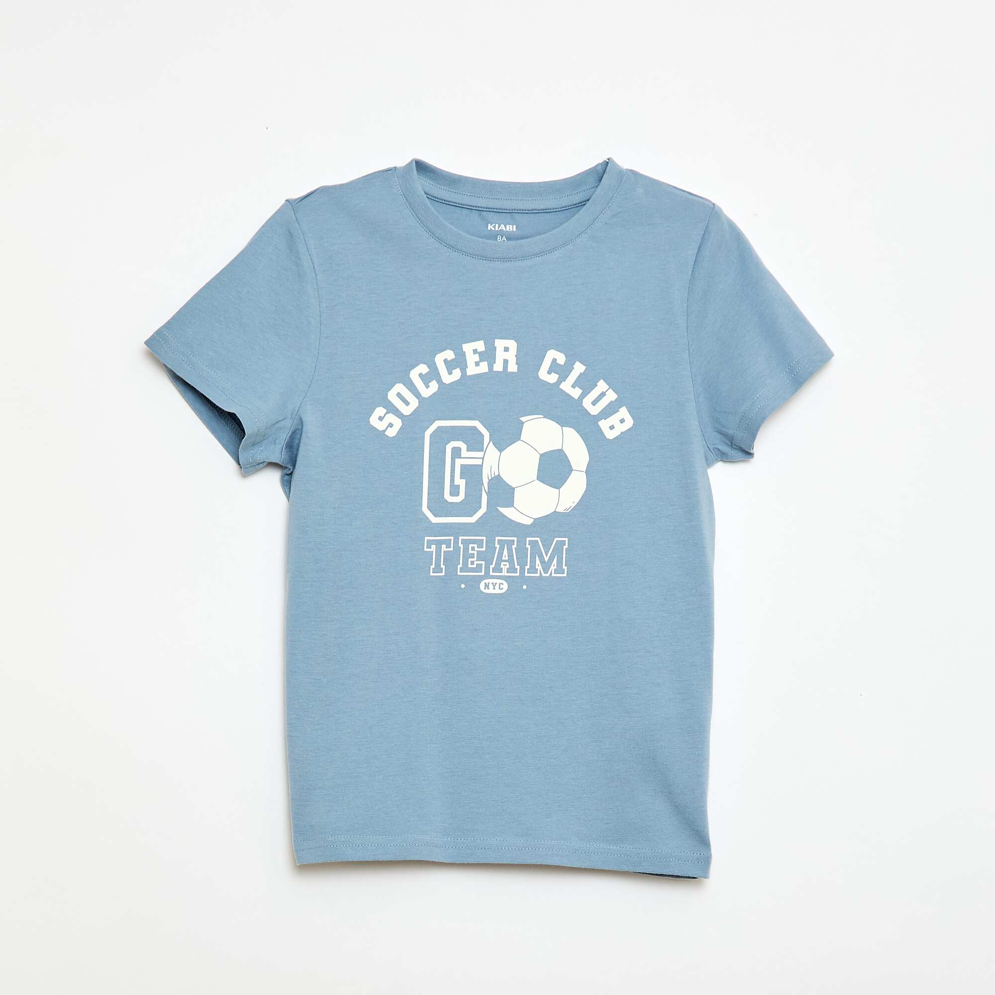 2-Piece Short & T-Shirt Pajama Set BLUE - Image 2