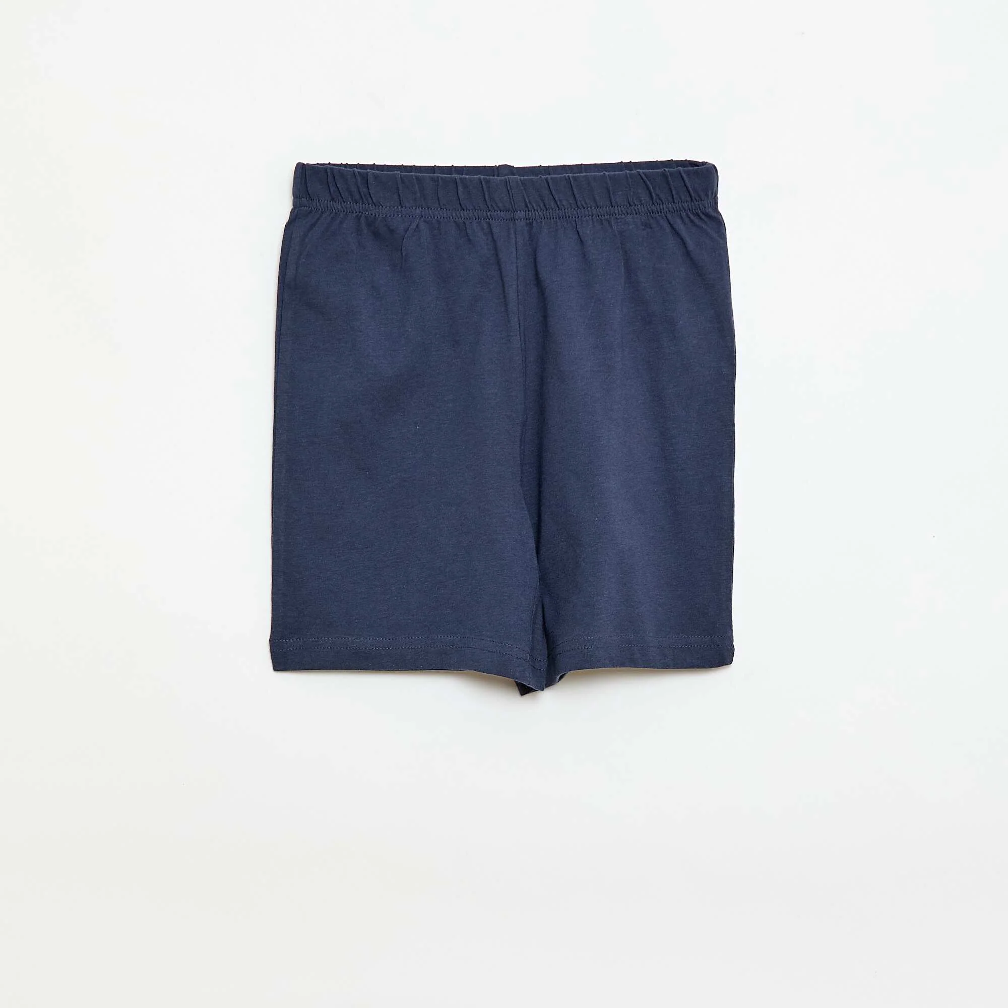 2-Piece Short & T-Shirt Pajama Set BLUE - Image 4