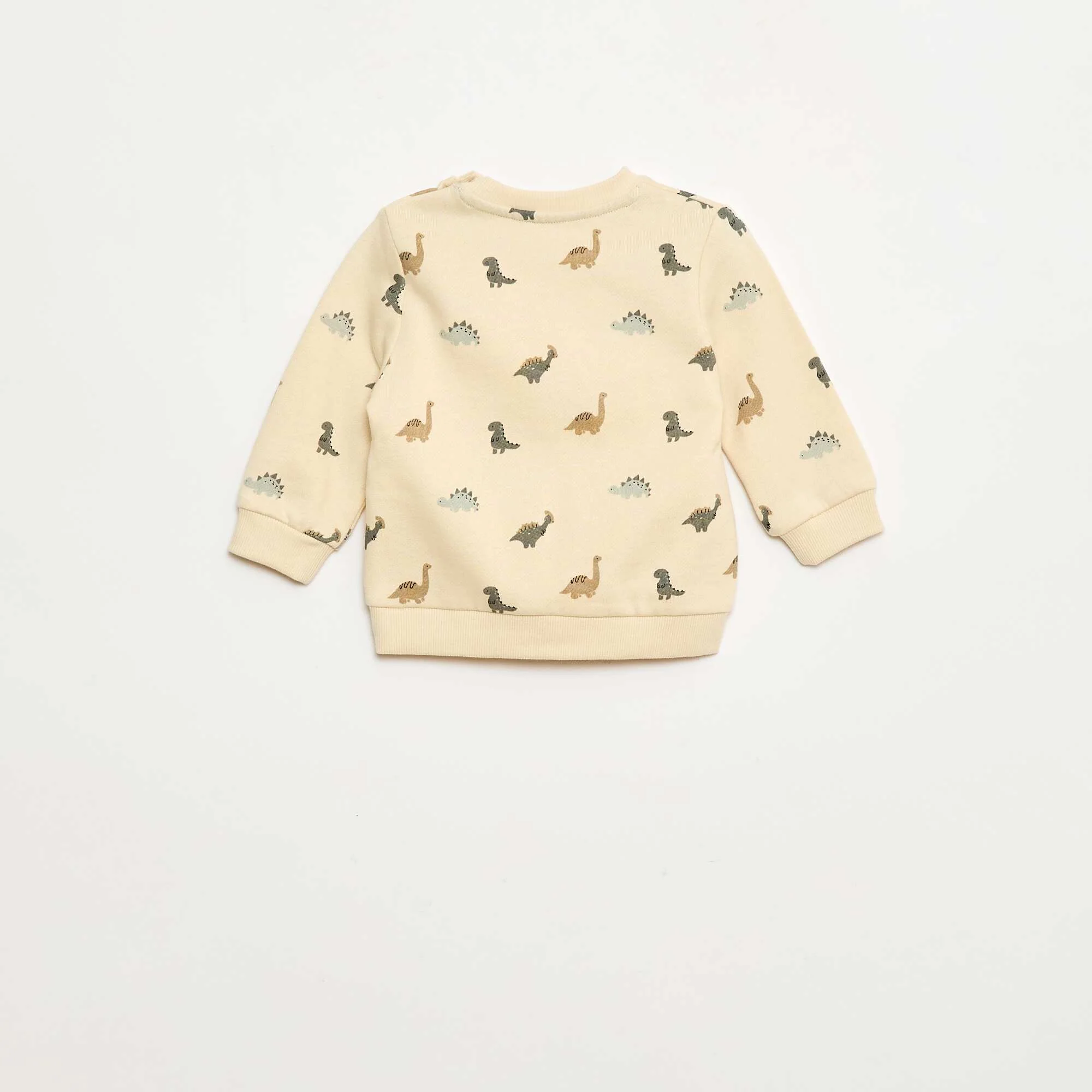 2-piece sweatshirt + trousers set WHITE - Image 4