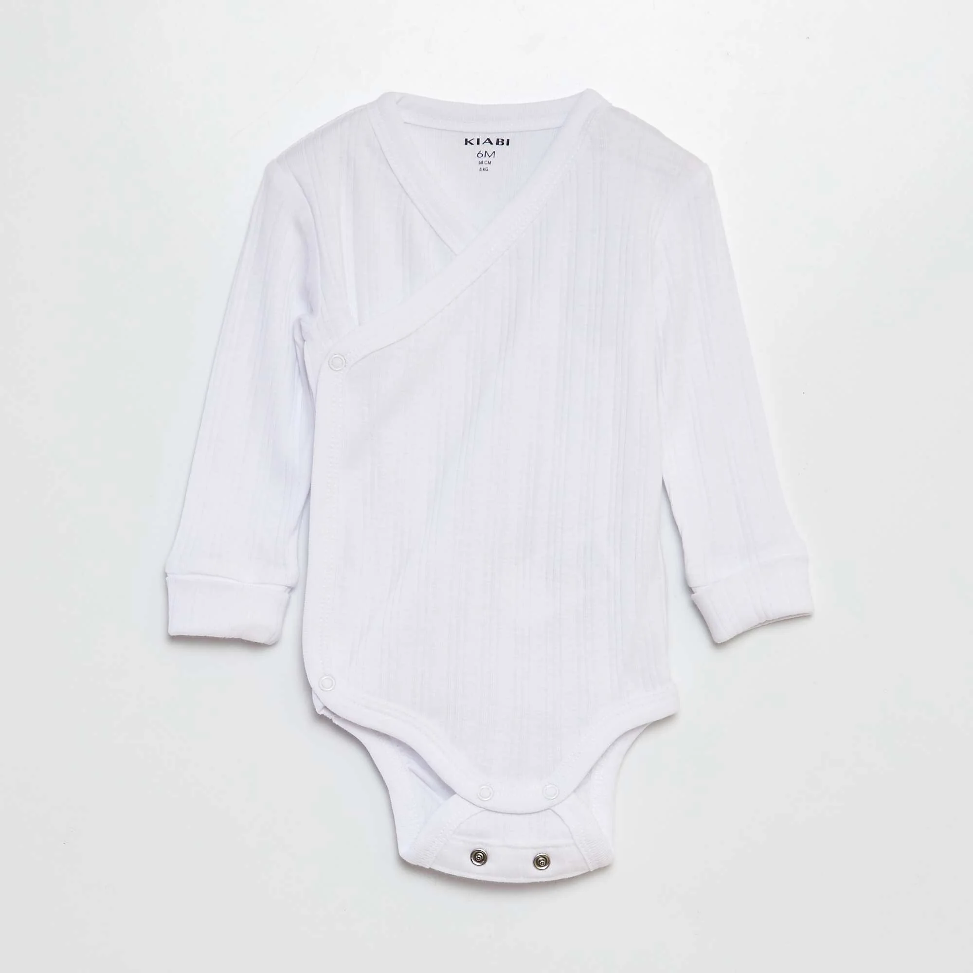 3-Pack of Convertible Bodysuits WHITE - Image 2