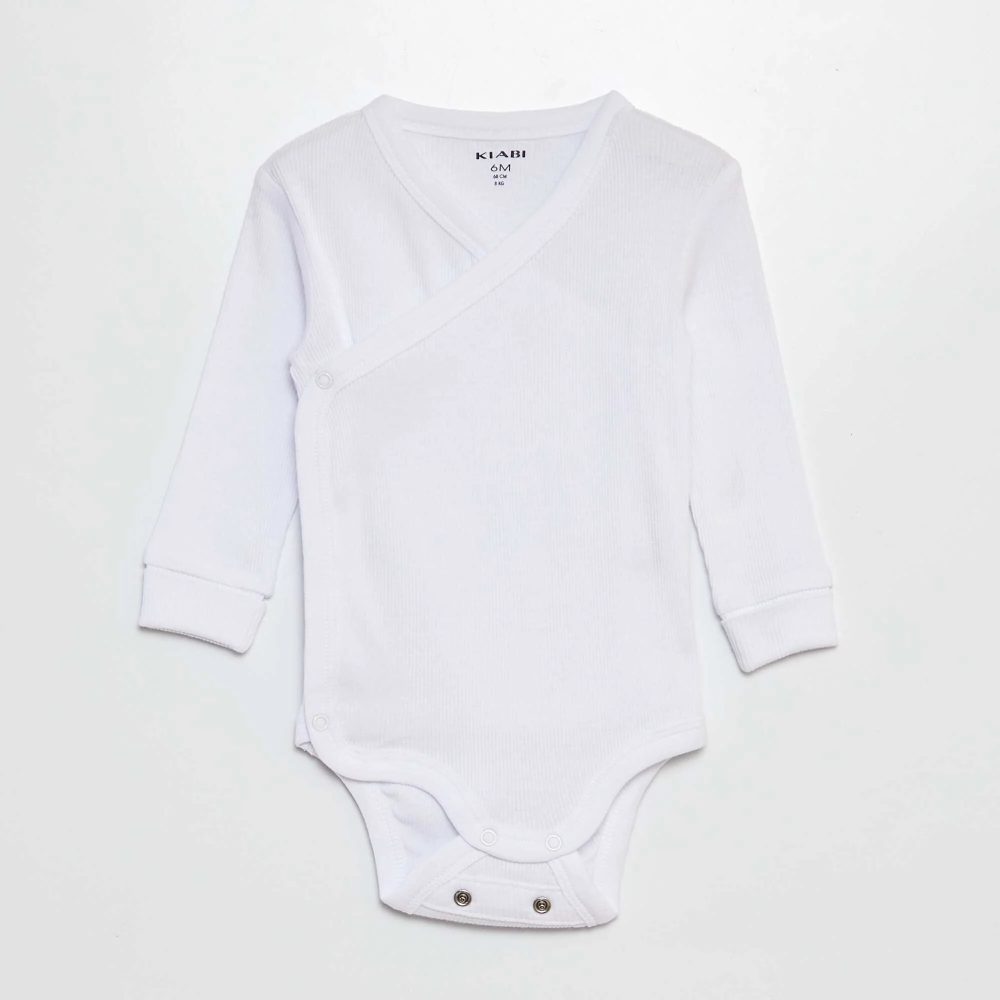 3-Pack of Convertible Bodysuits WHITE - Image 3