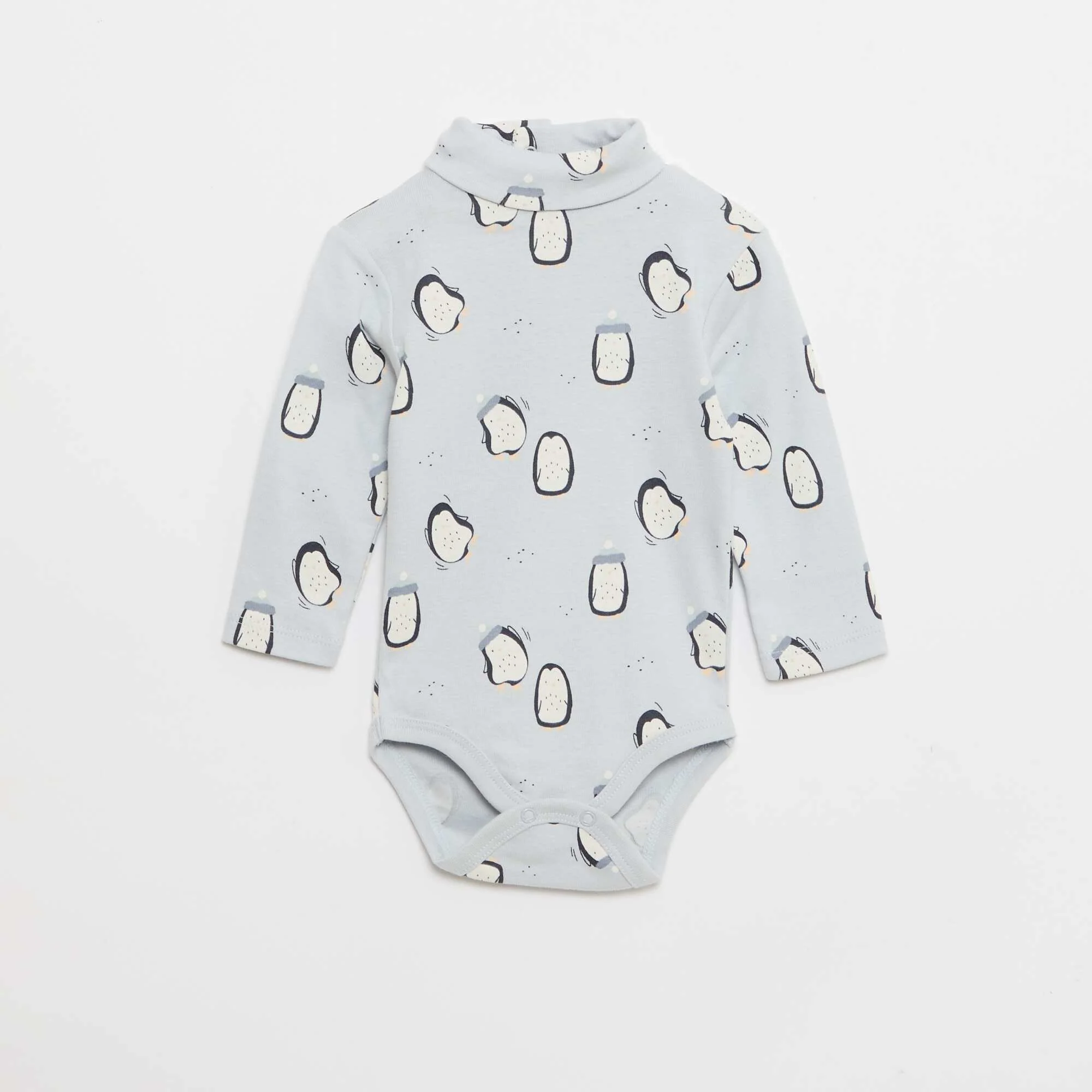 3-Pack of Durable Bodysuits BLUE - Image 3