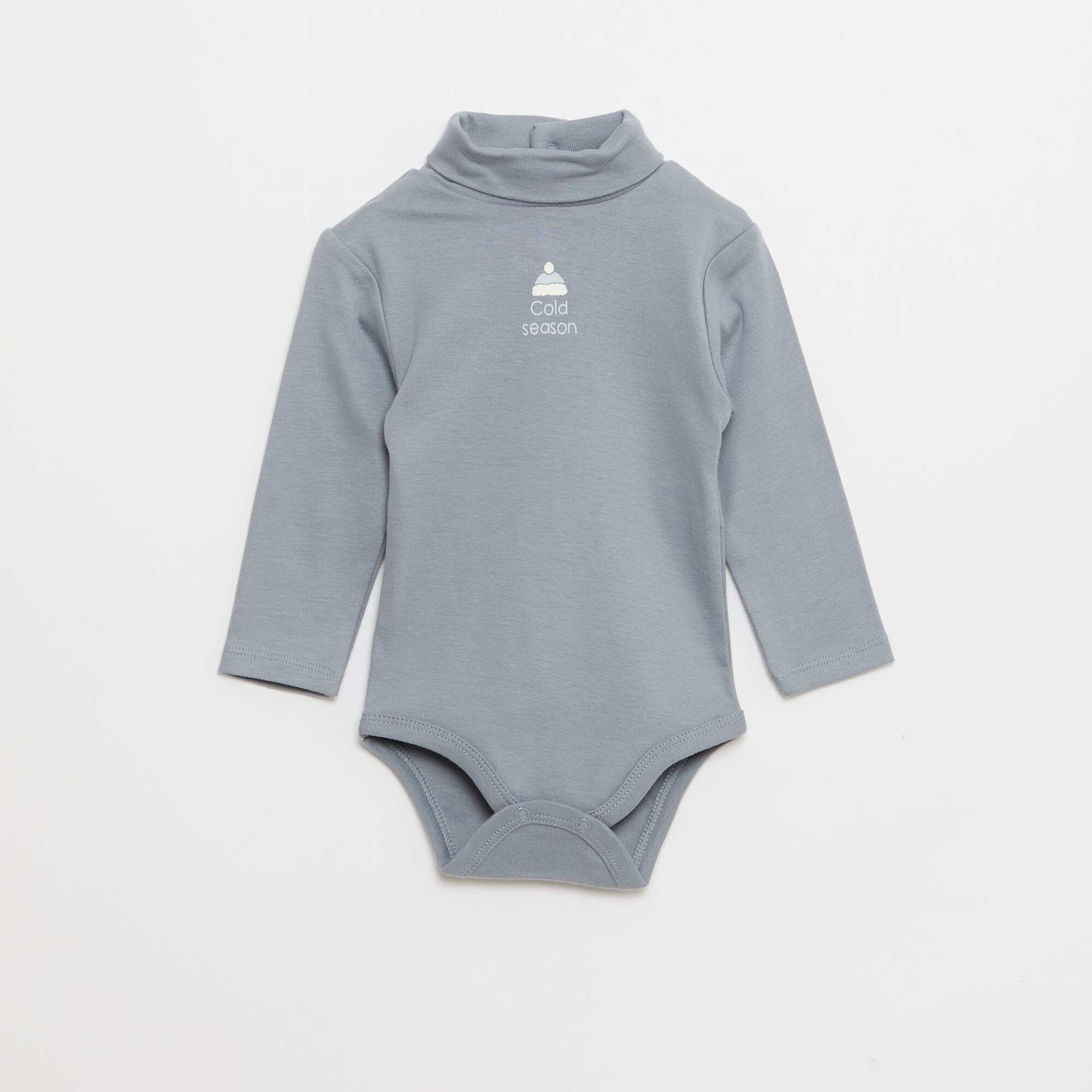 3-Pack of Durable Bodysuits BLUE - Image 4