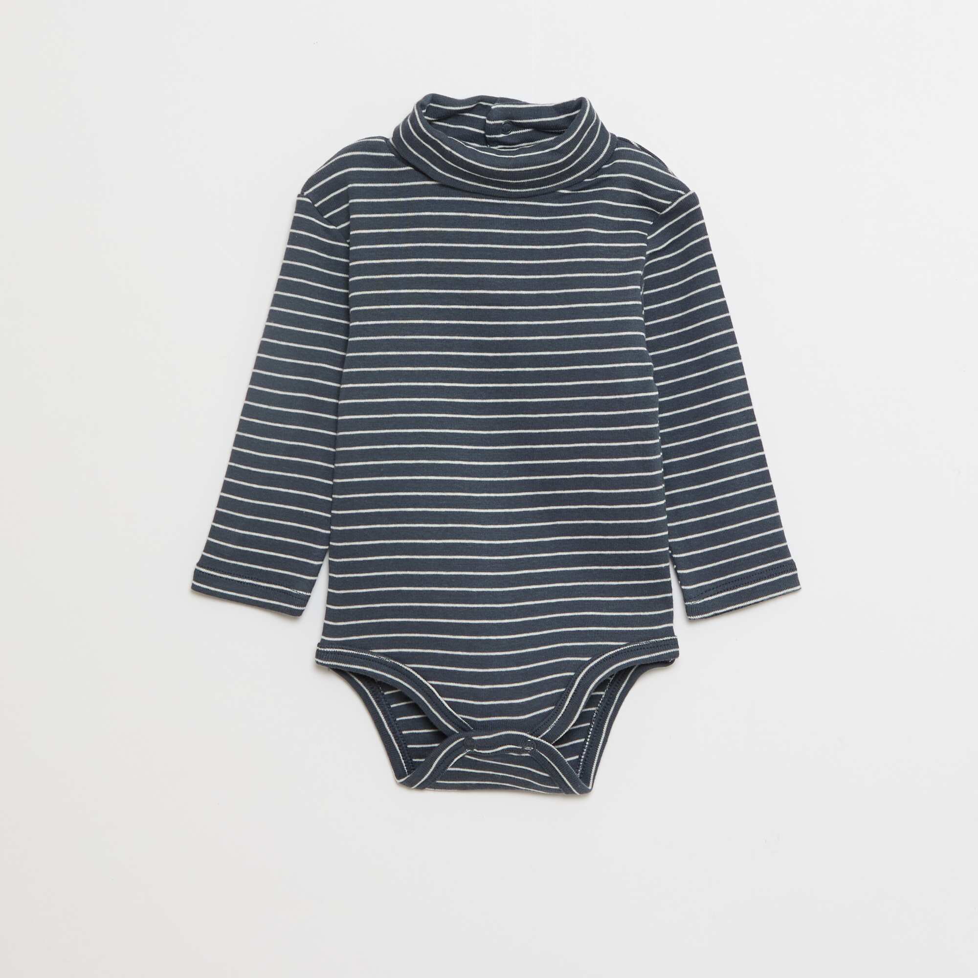 3-Pack of Durable Bodysuits BLUE - Image 5