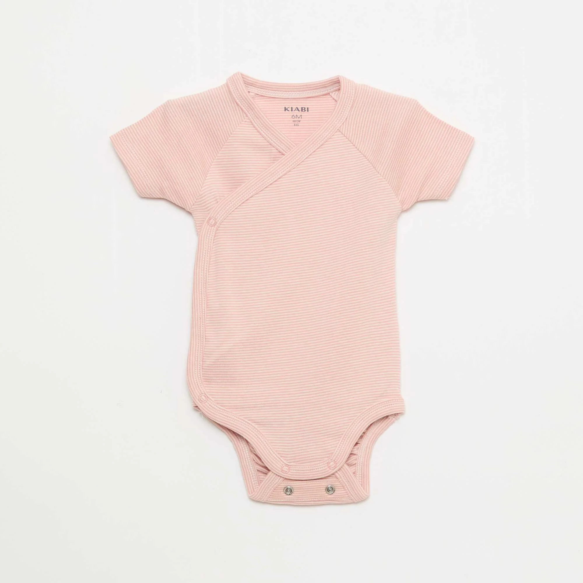 3-Pack of Short-Sleeve Bodysuits PINK - Image 3