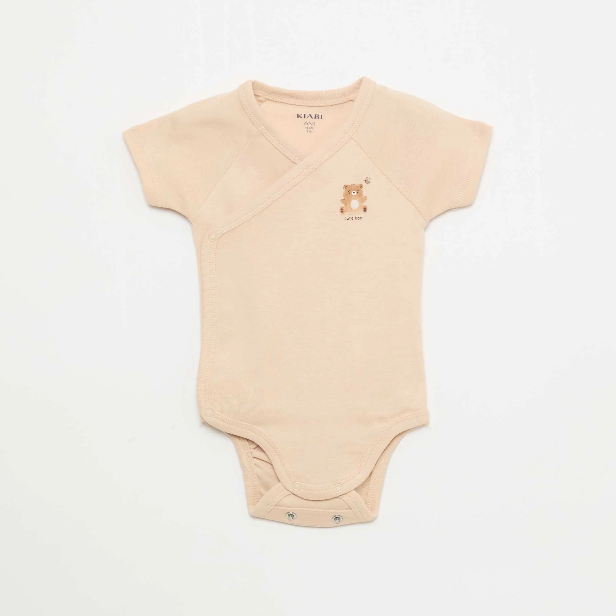 3-Pack of Short-Sleeve Bodysuits YELLOW - Image 4