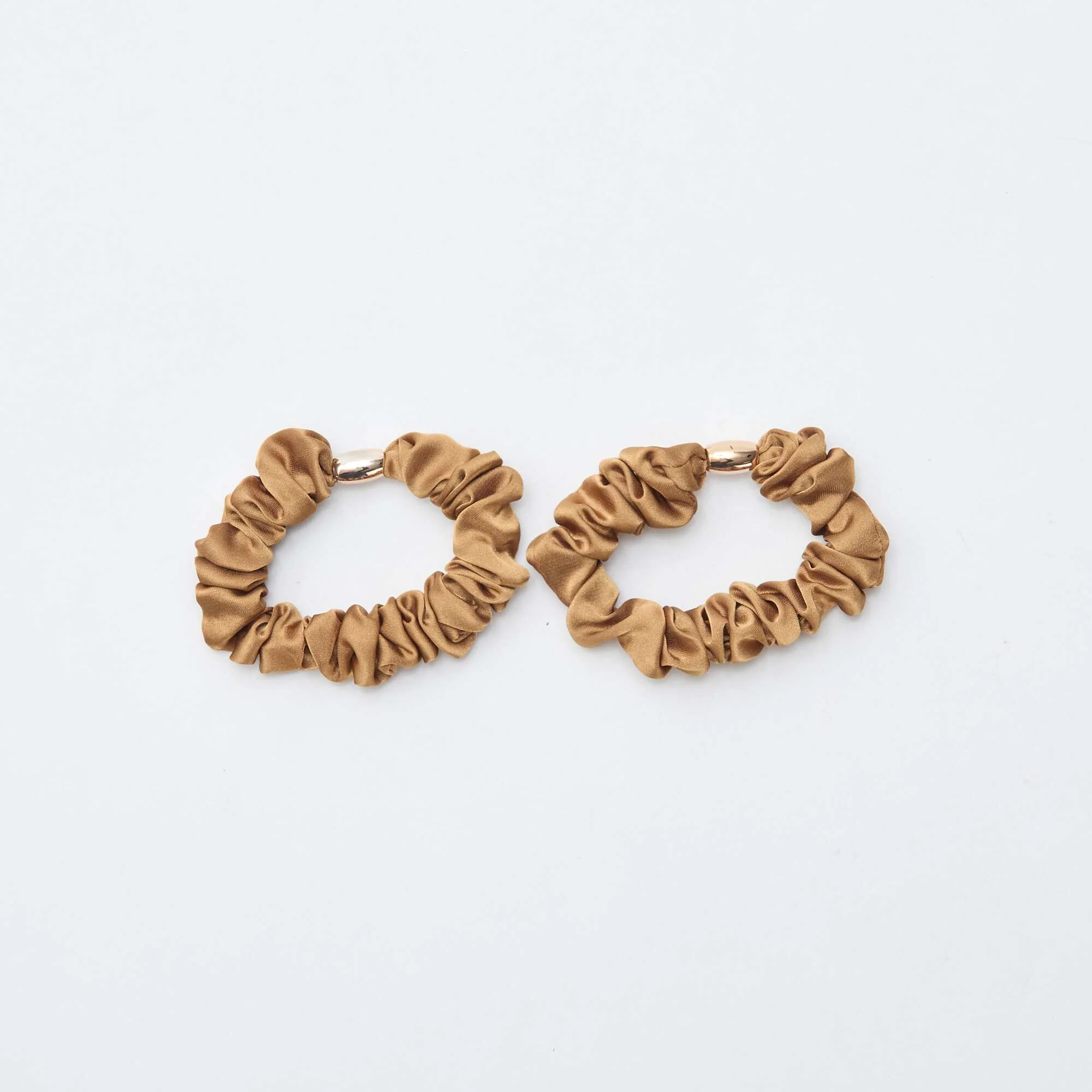 4-Pack Scrunchies BEIGE - Image 2