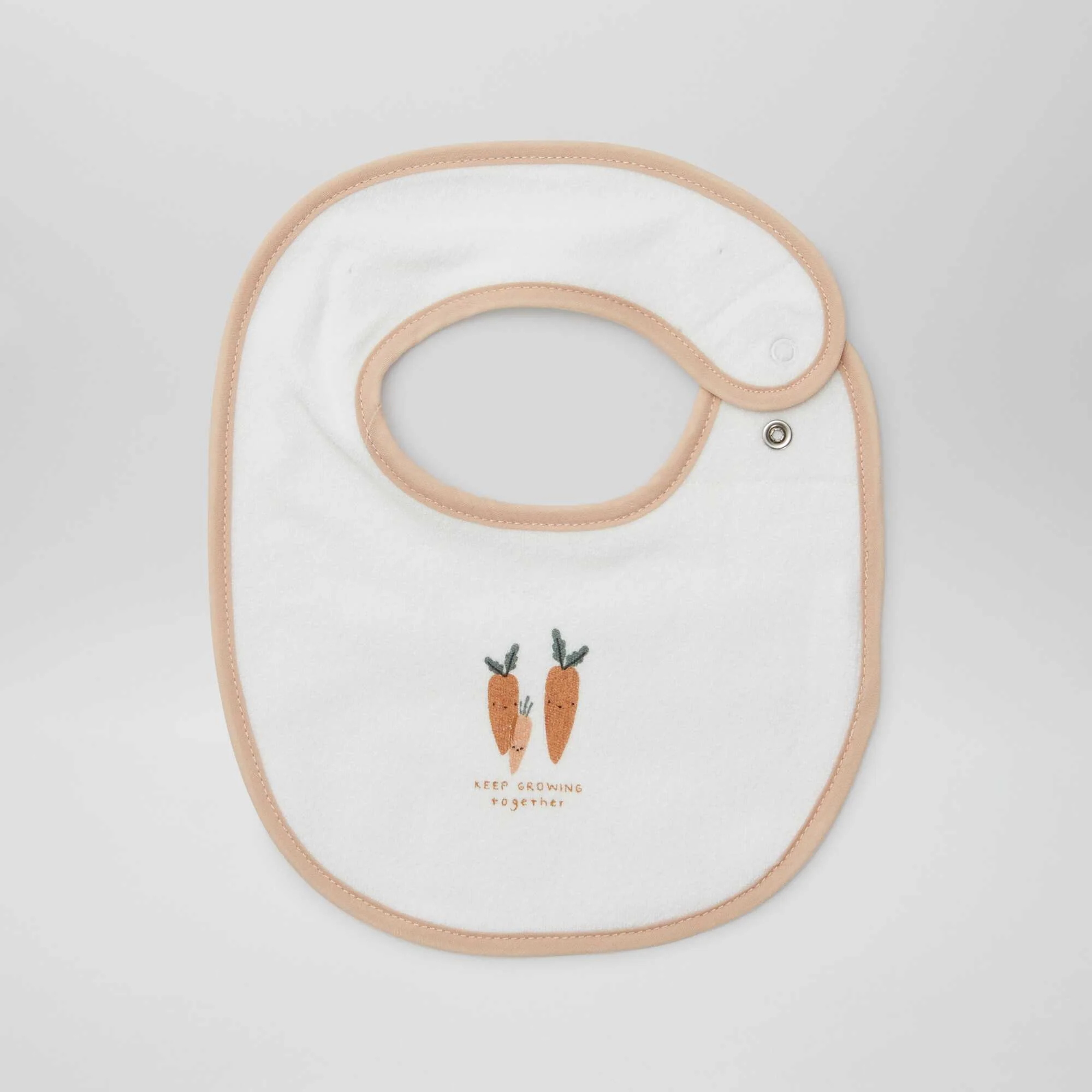 5 bibs with decorative prints and press-stud fastening BROWN - Image 5