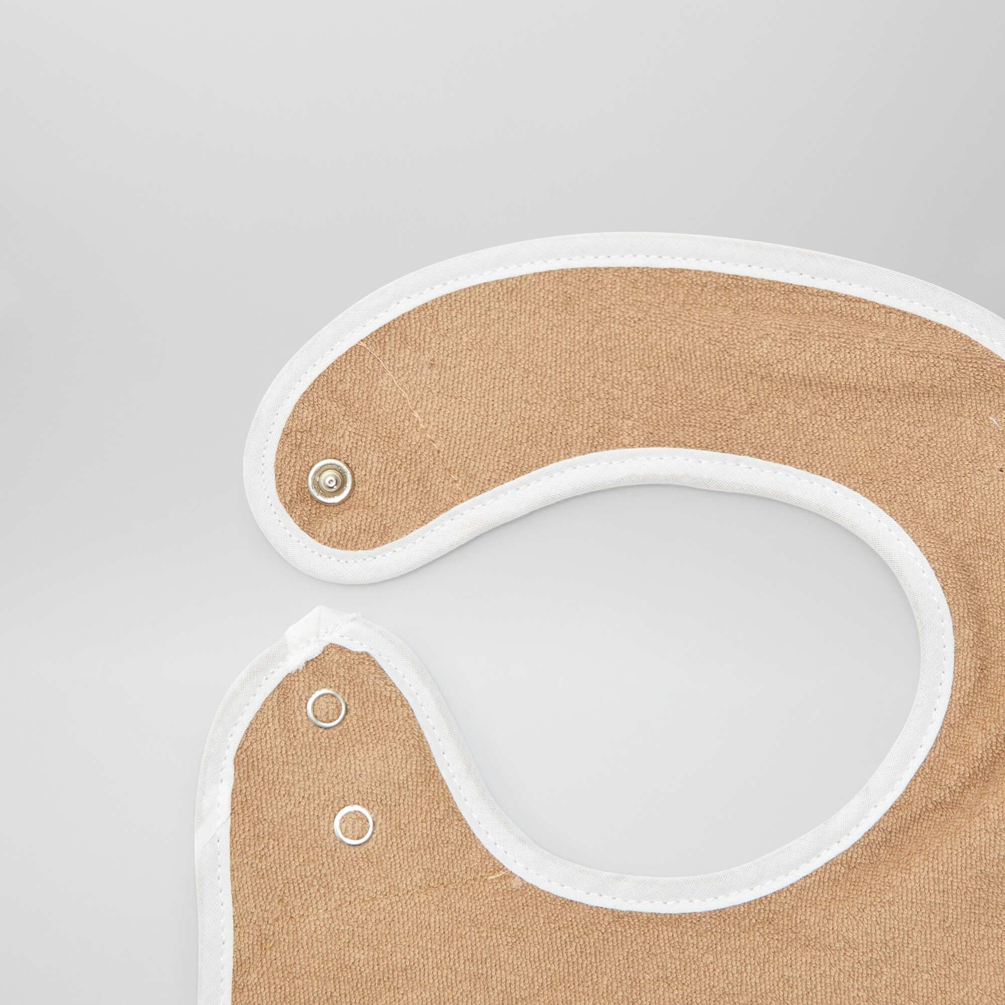 5 bibs with decorative prints and press-stud fastening BROWN - Image 7