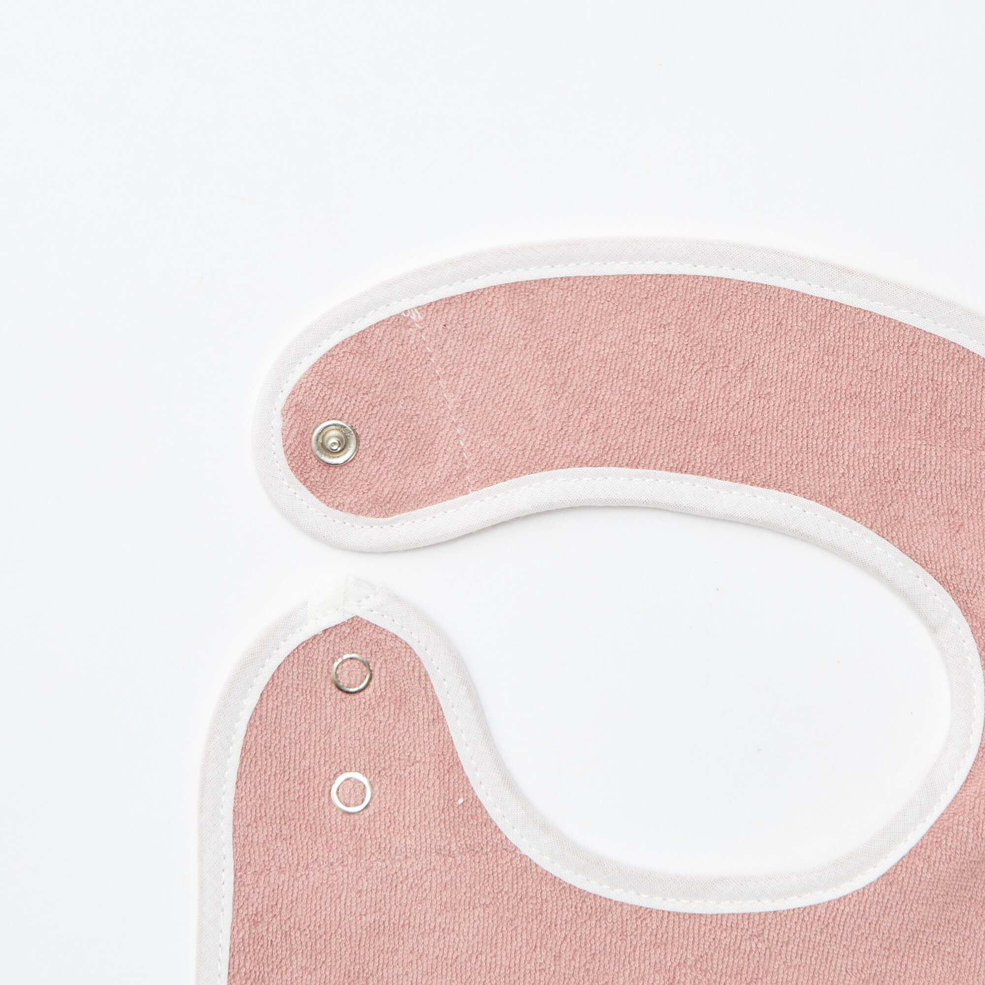 5 bibs with decorative prints and press-stud fastening PINK - Image 7