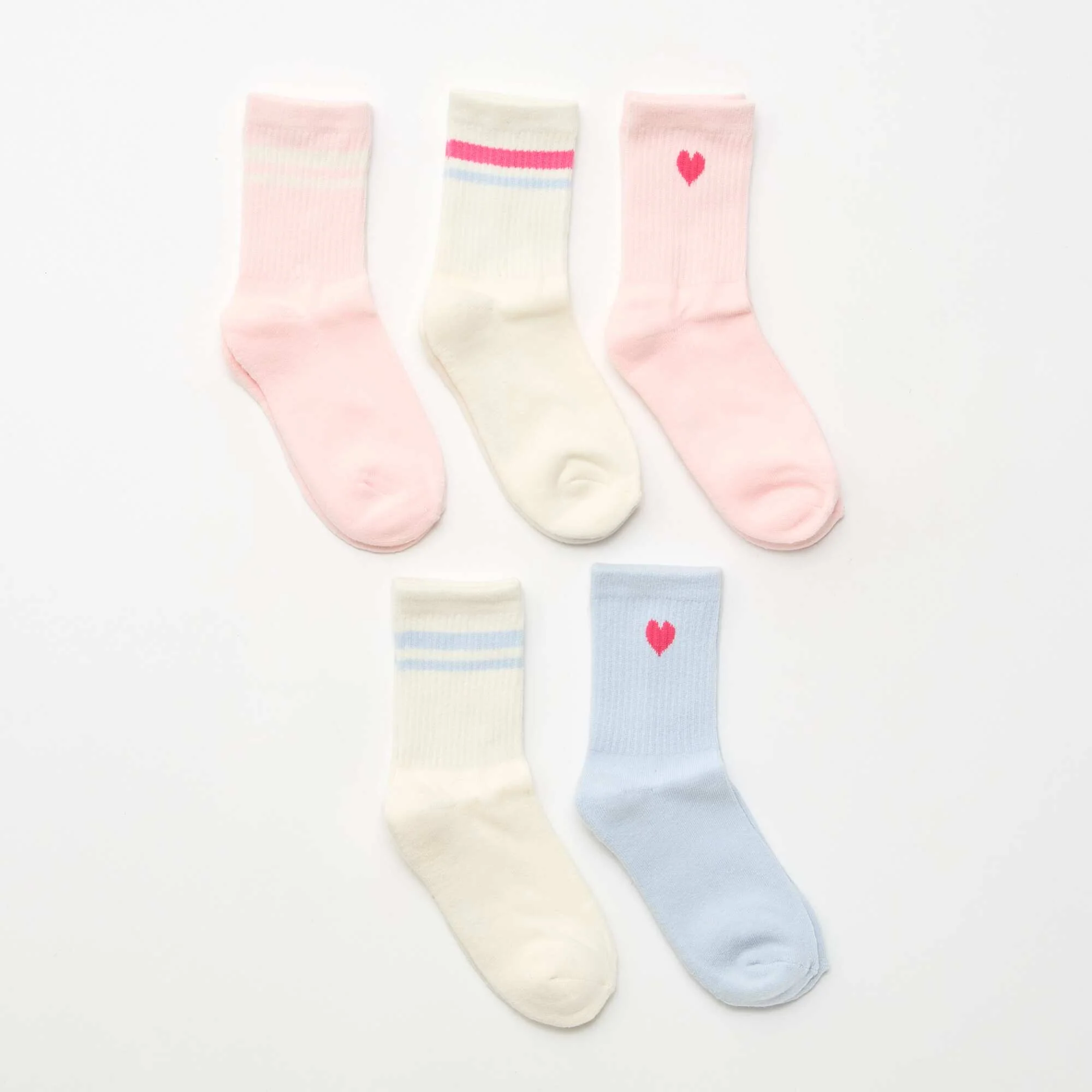 5-Pack of Warm Socks PINK - Image 2