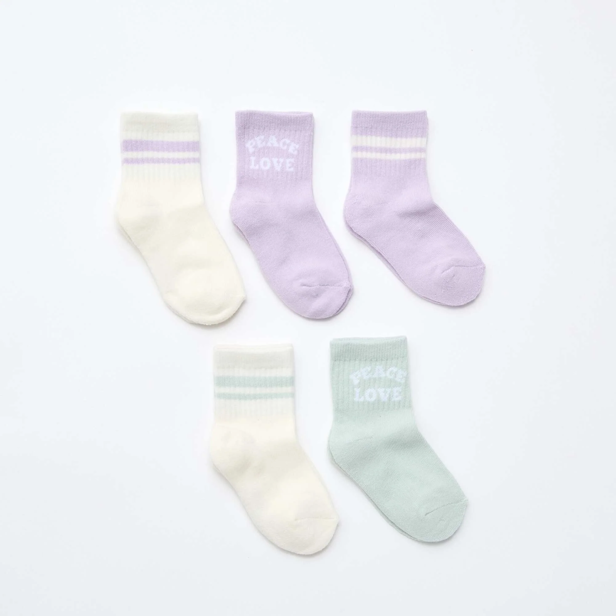 5-Pack of Warm Socks PURPLE - Image 2