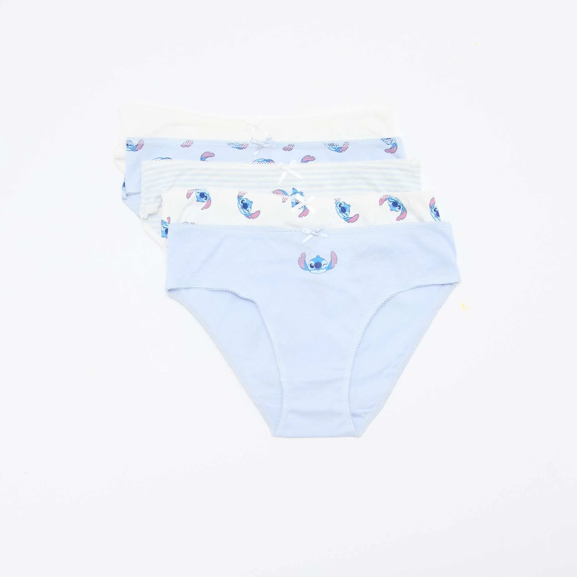 5-Pack 'Stitch' Briefs BLUE