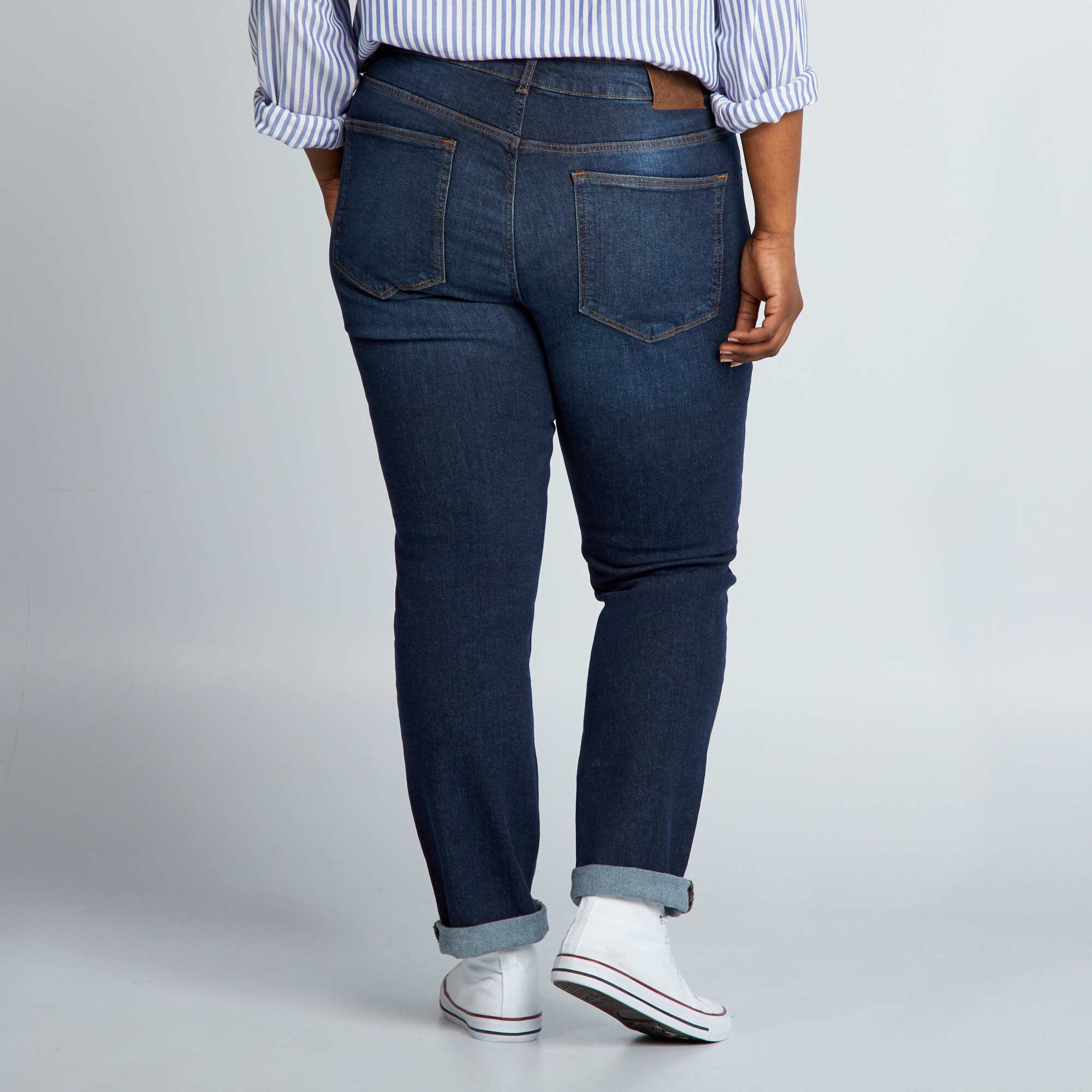 5-pocket regular-fit jeans L30 BLUE - Image 3