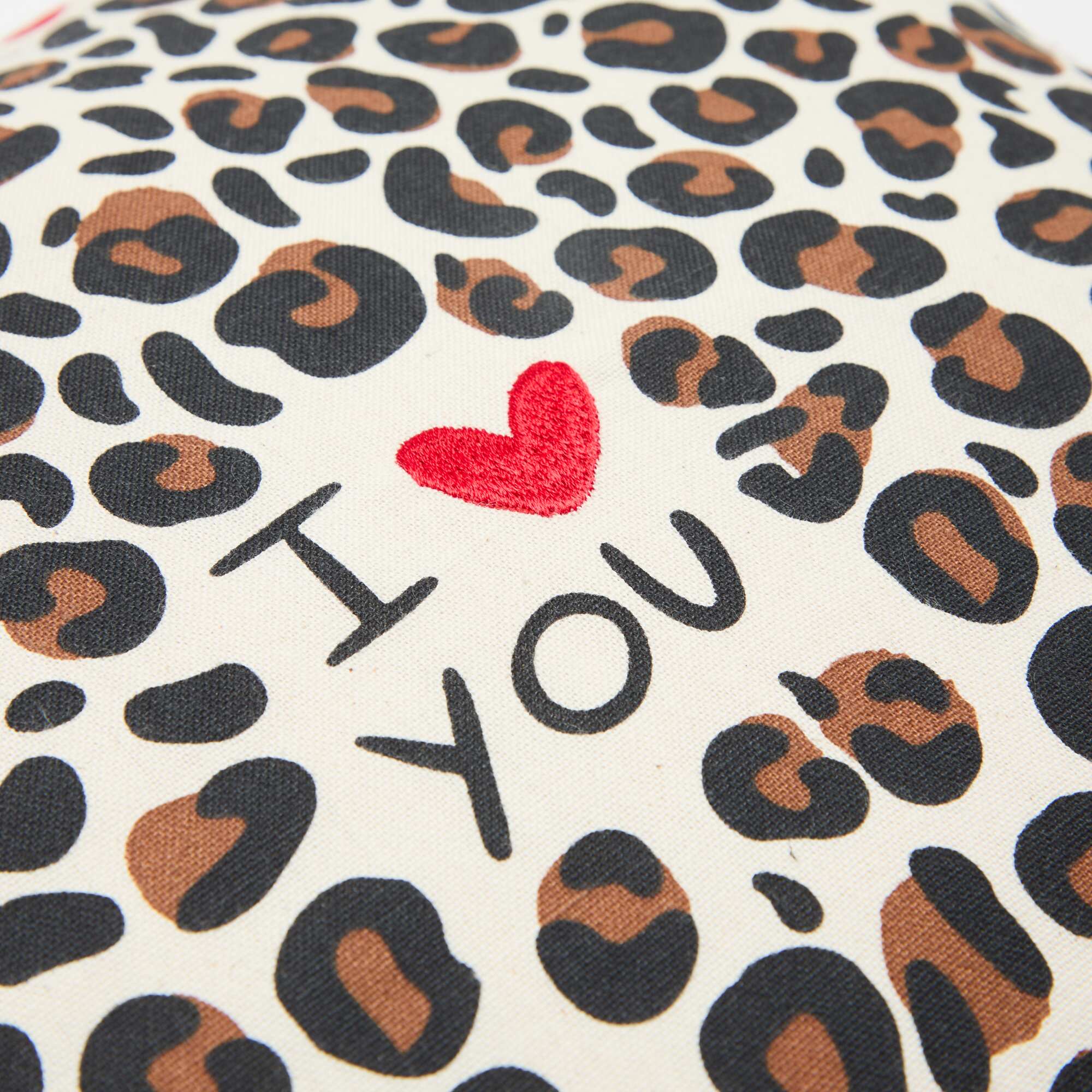 Agathe Sorlet x Kiabi Leopard Print Cushion Cover - 45 x 45 cm WHITE - Image 3