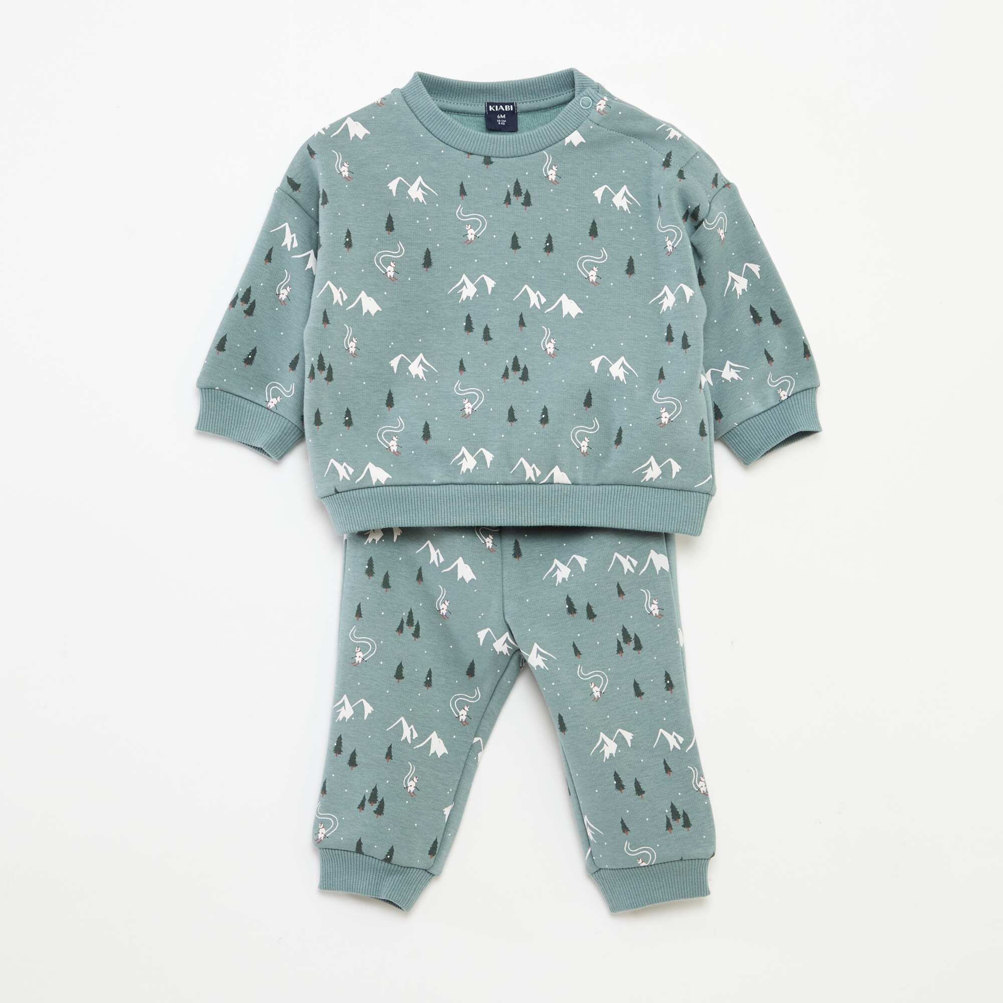 All-Over Pajama Set BLUE