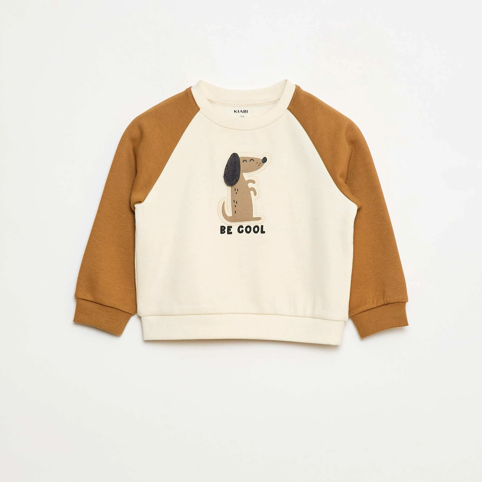 Animated Crew Neck Sweatshirt WHITE - Image 2