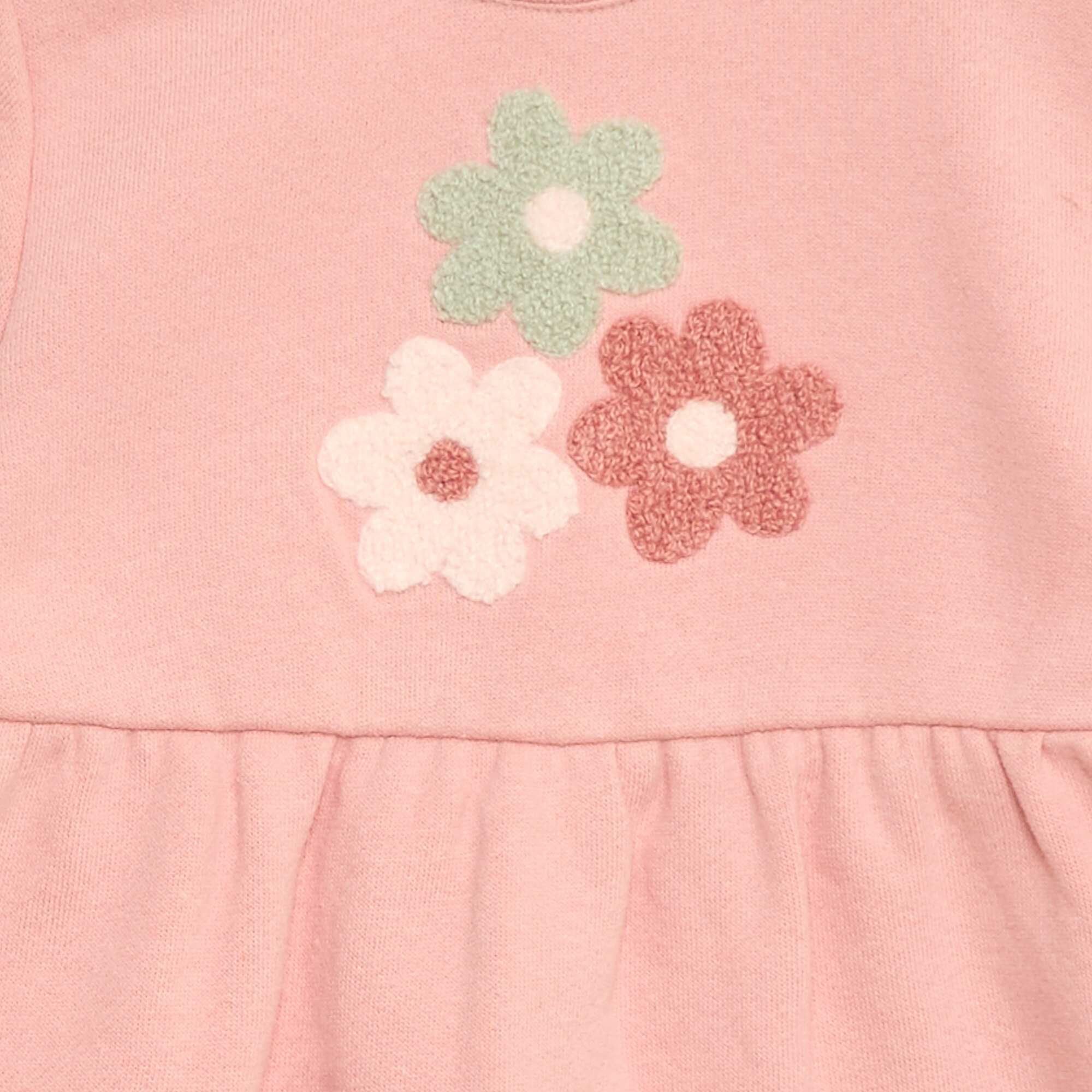 Animated Fleece Dress PINK - Image 2