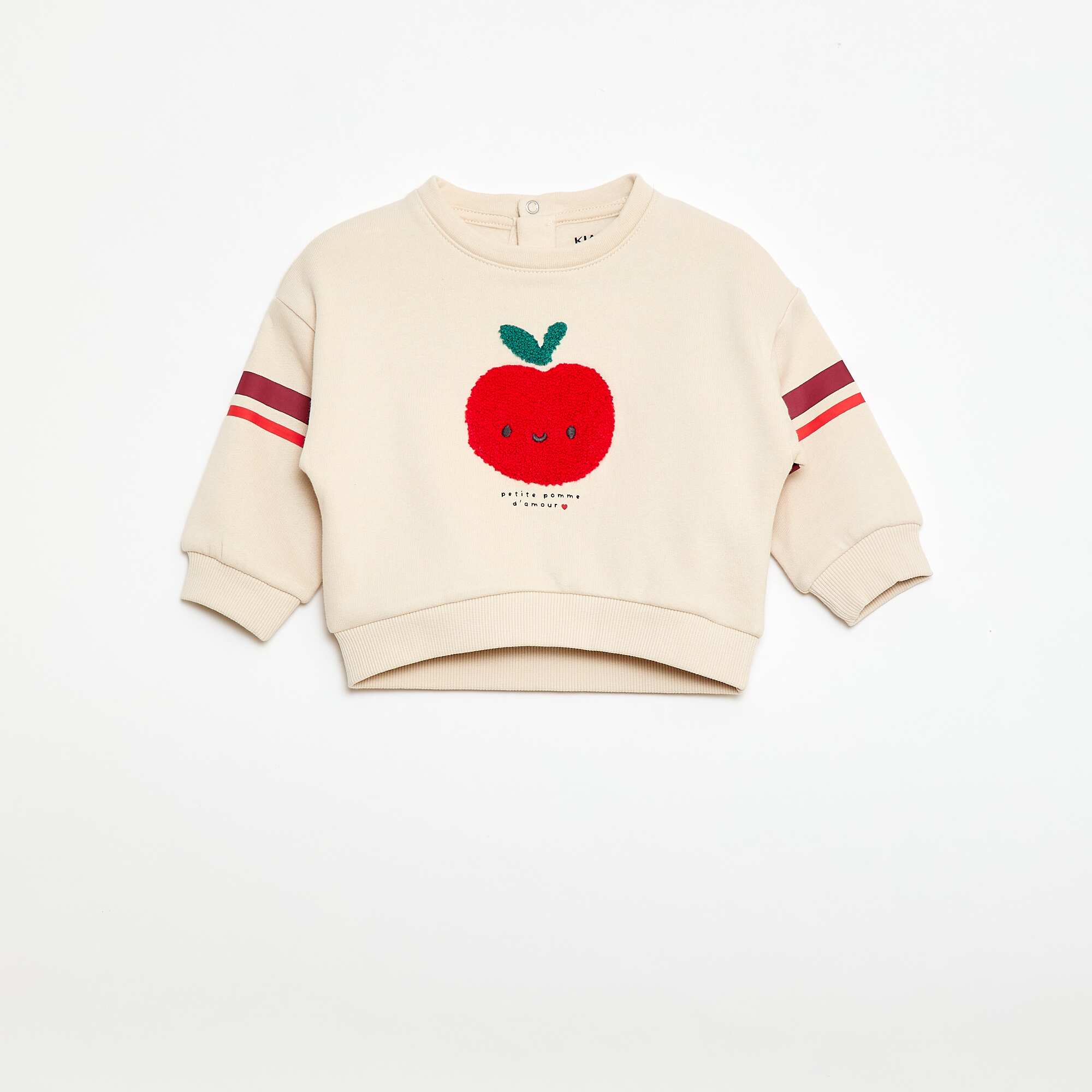 Animated Fleece Sweatshirt WHITE