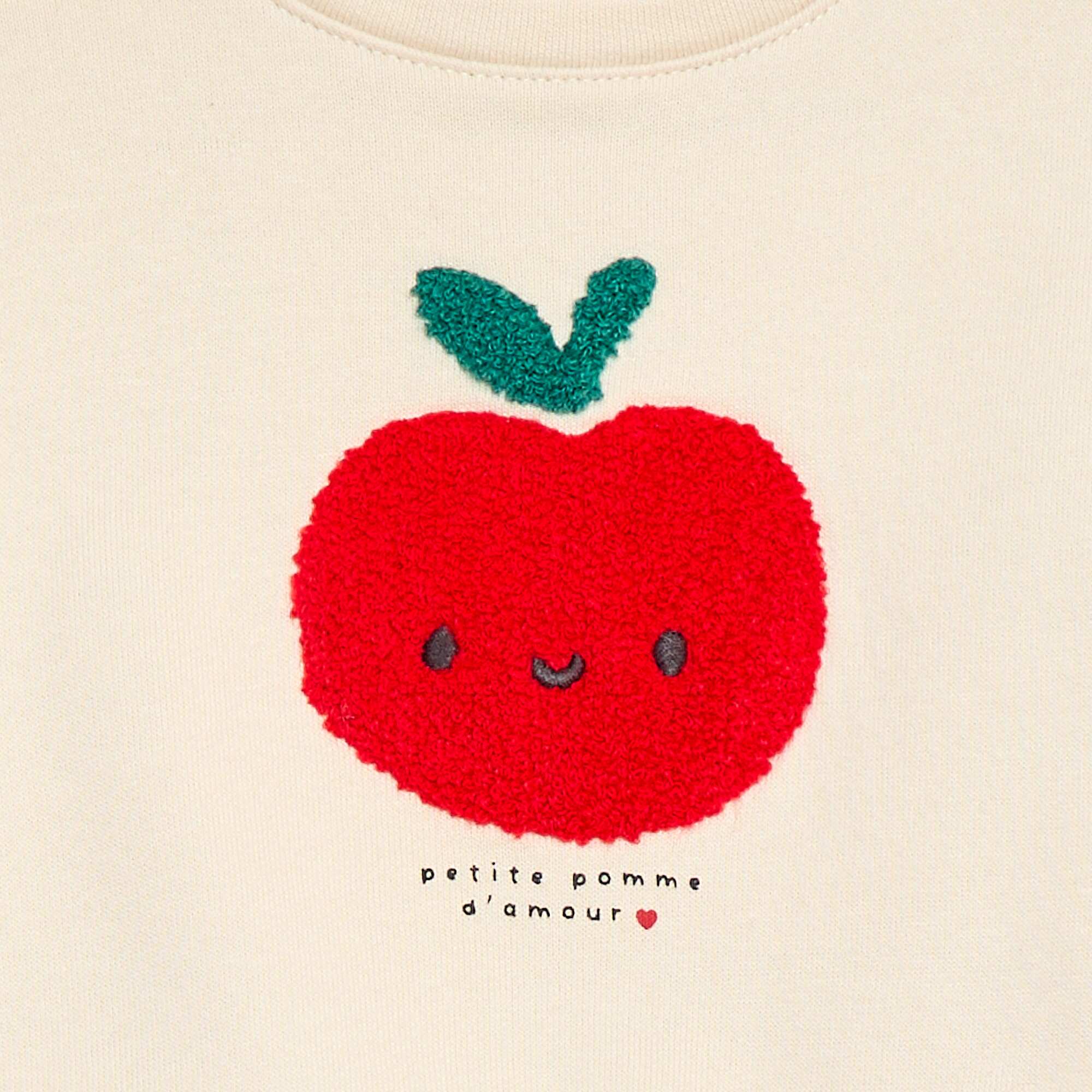 Animated Fleece Sweatshirt WHITE - Image 4