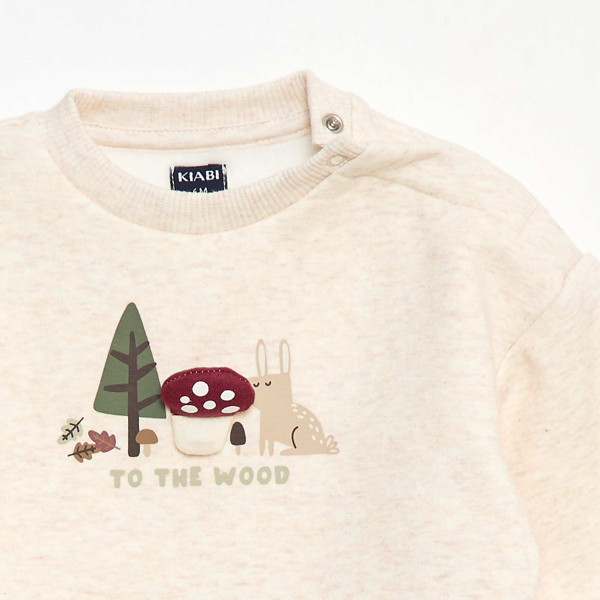 Animated Sweatshirt and Legging Set BEIGE - Image 3