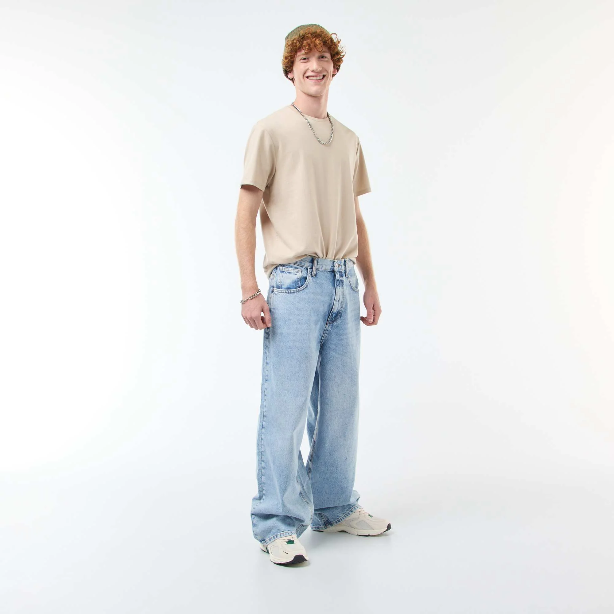 Baggy Denim Fit in Cotton BLUE