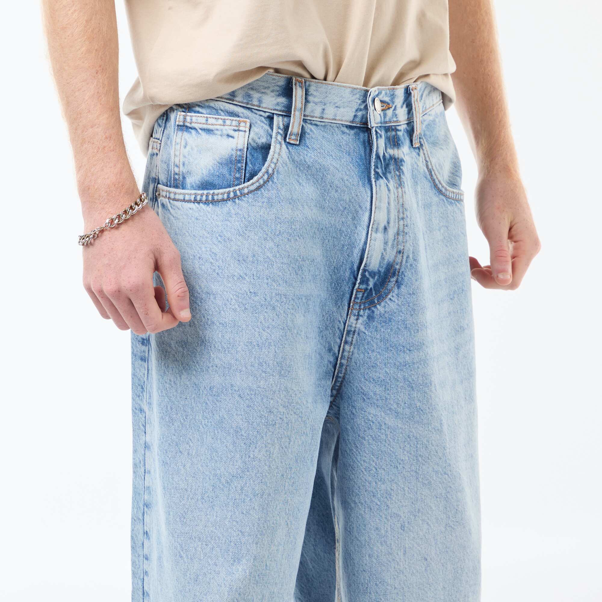 Baggy Denim Fit in Cotton BLUE - Image 4