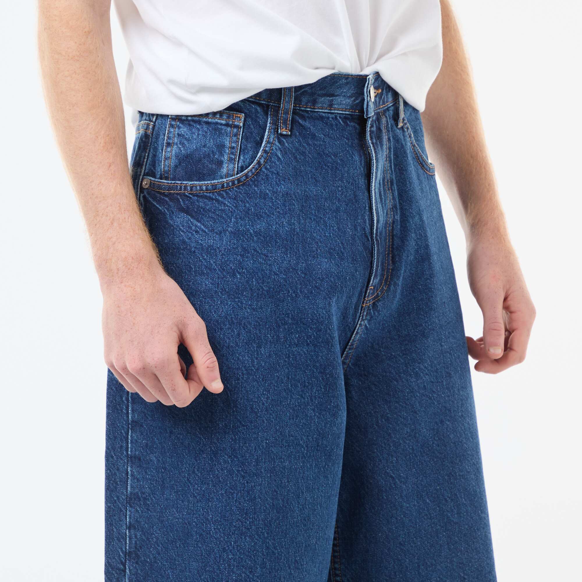 Baggy denim fit in cotton BLUE - Image 4